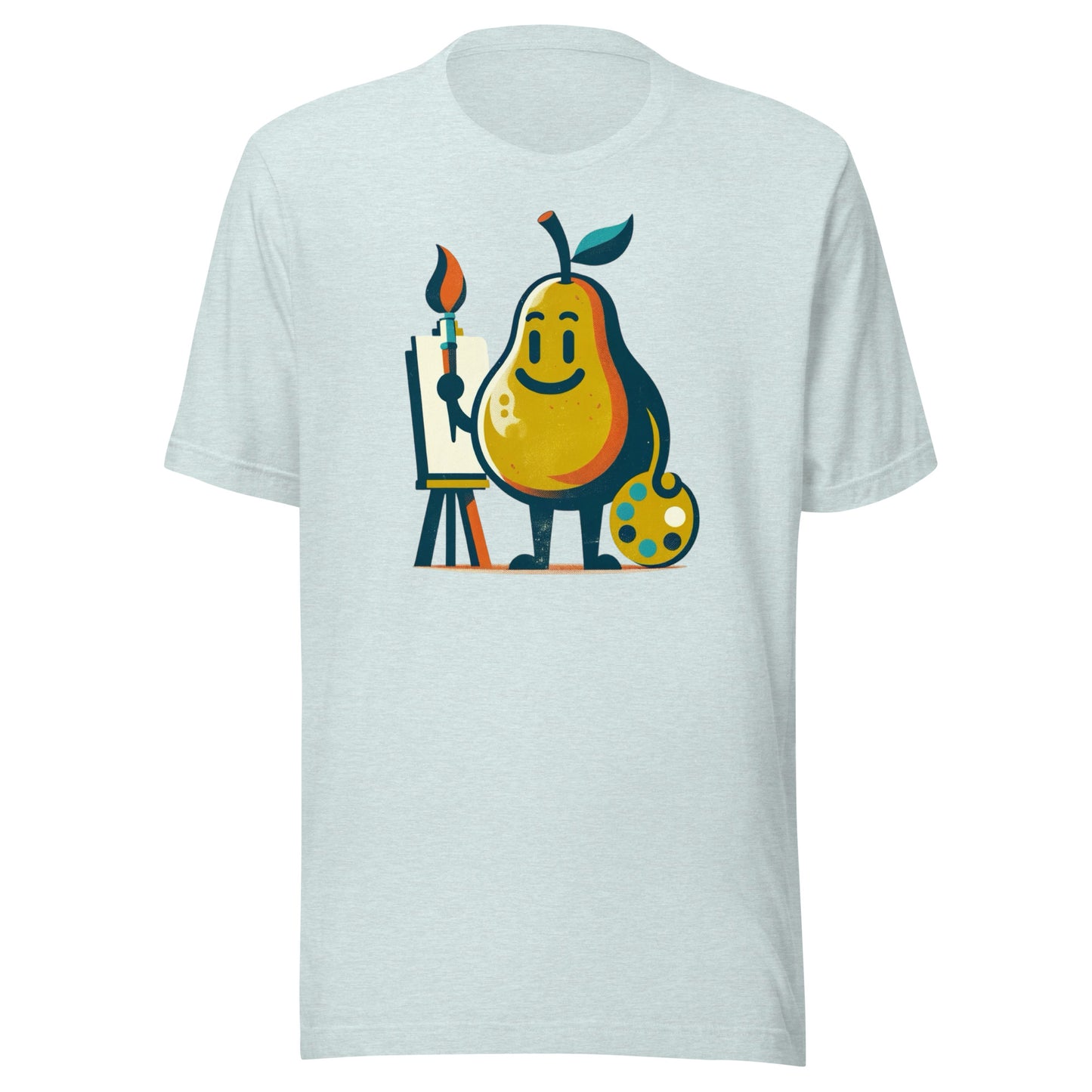 Pear-fectly Artistic - Creative Pear with Paints Unisex Tee