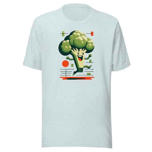 Broccoli Boogie: Groovy Greens Run Unisex Tee