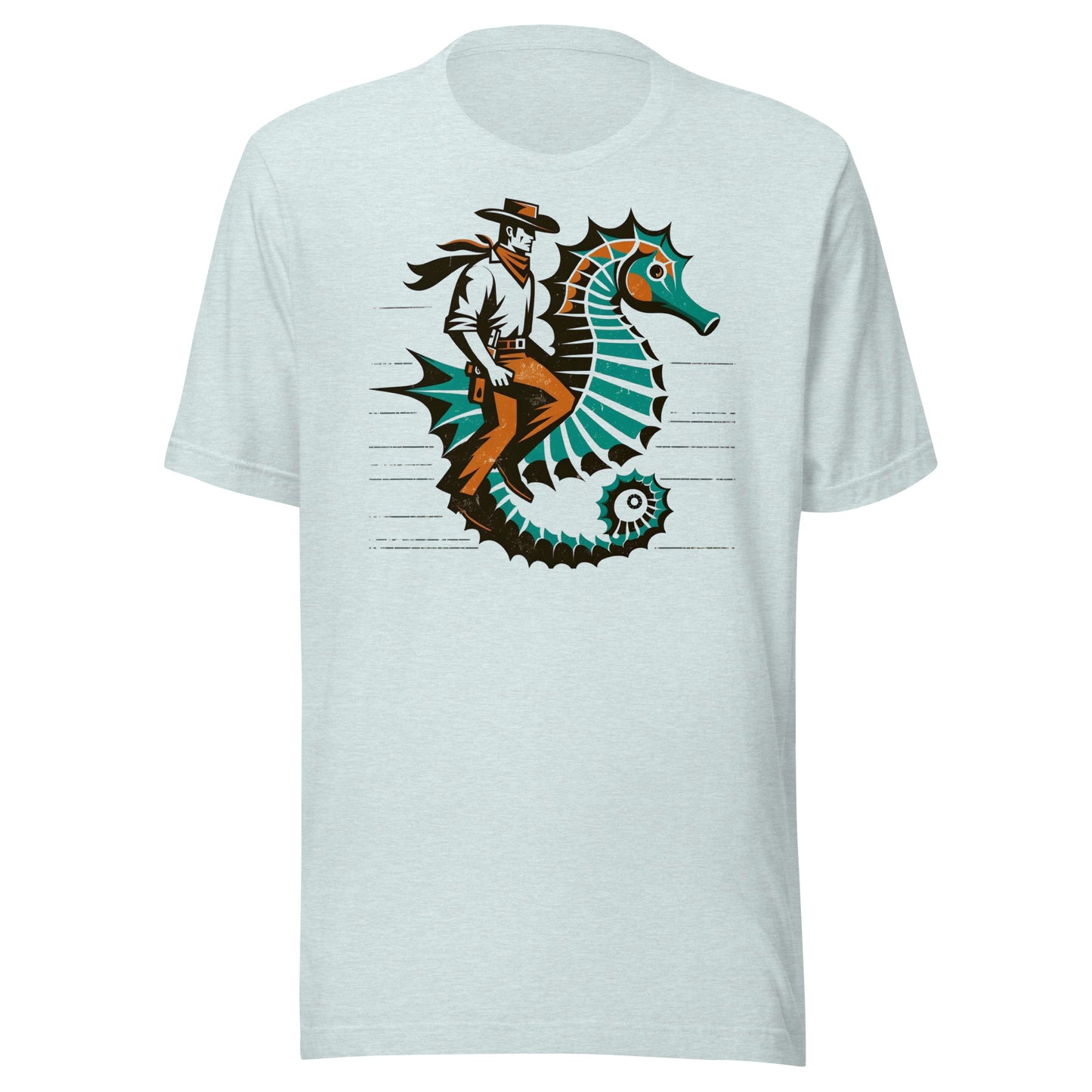 Cowboy Seahorse Sea Adventure Unisex t-shirt