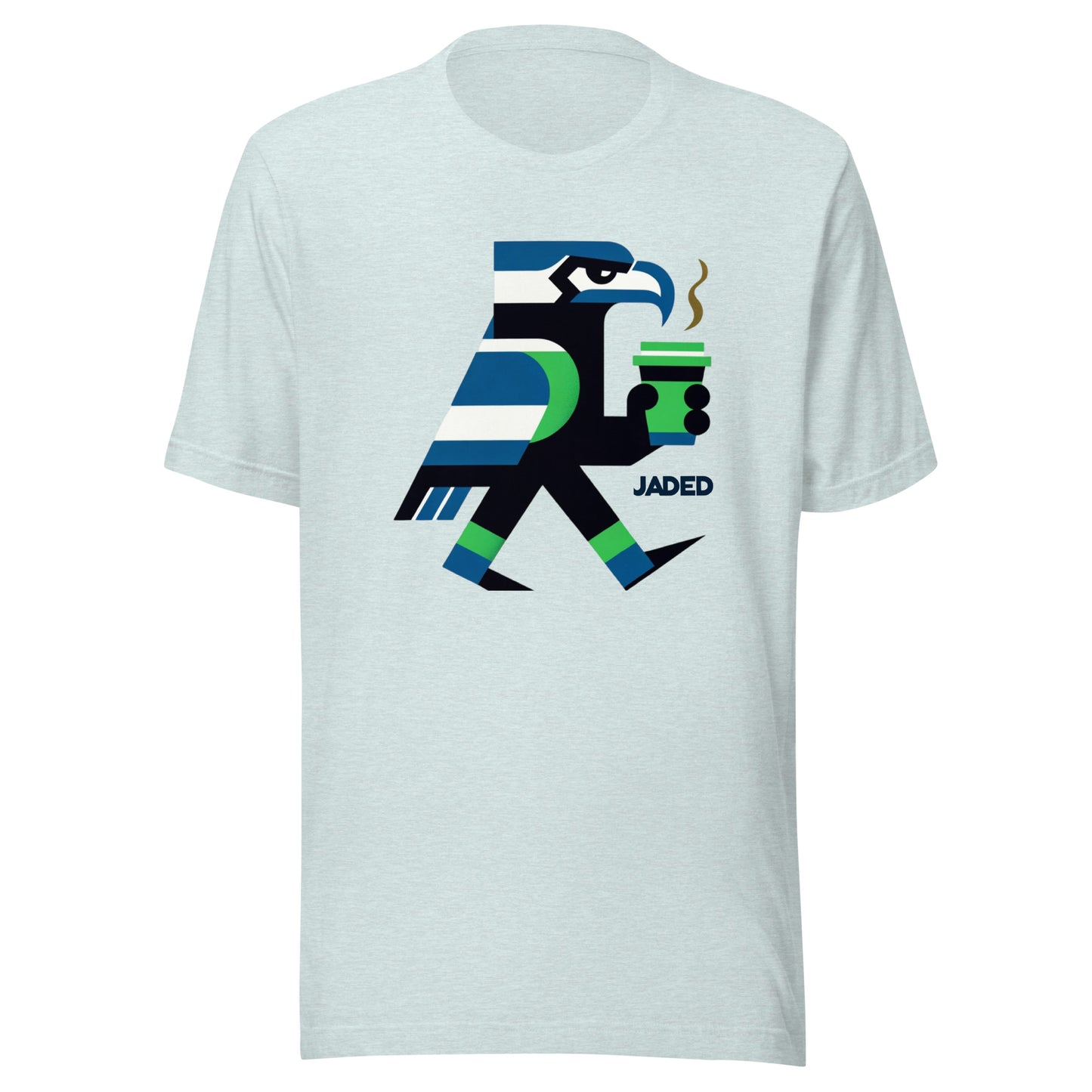 Coffee-Sipping Sea Hawk "Jaded" Graphic Tee - Unisex t-shirt
