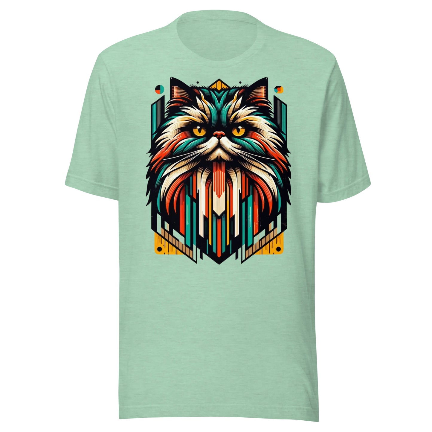 Iron Paws: Persian Cat Luxe - Long-Haired Splendor in Colors Galore Unisex t-shirt