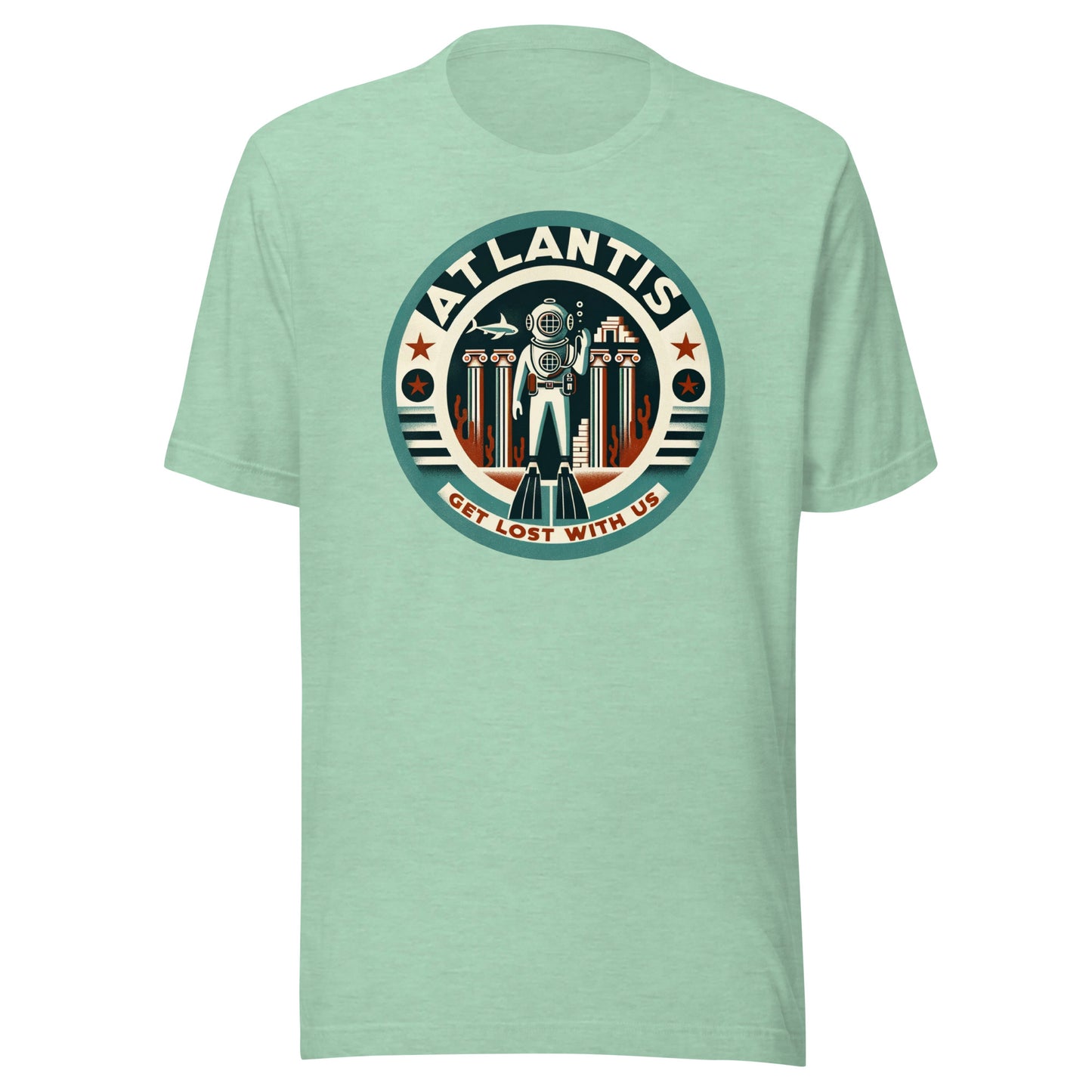 Atlantis Dive Tours - Get Lost with Us Unisex t-shirt