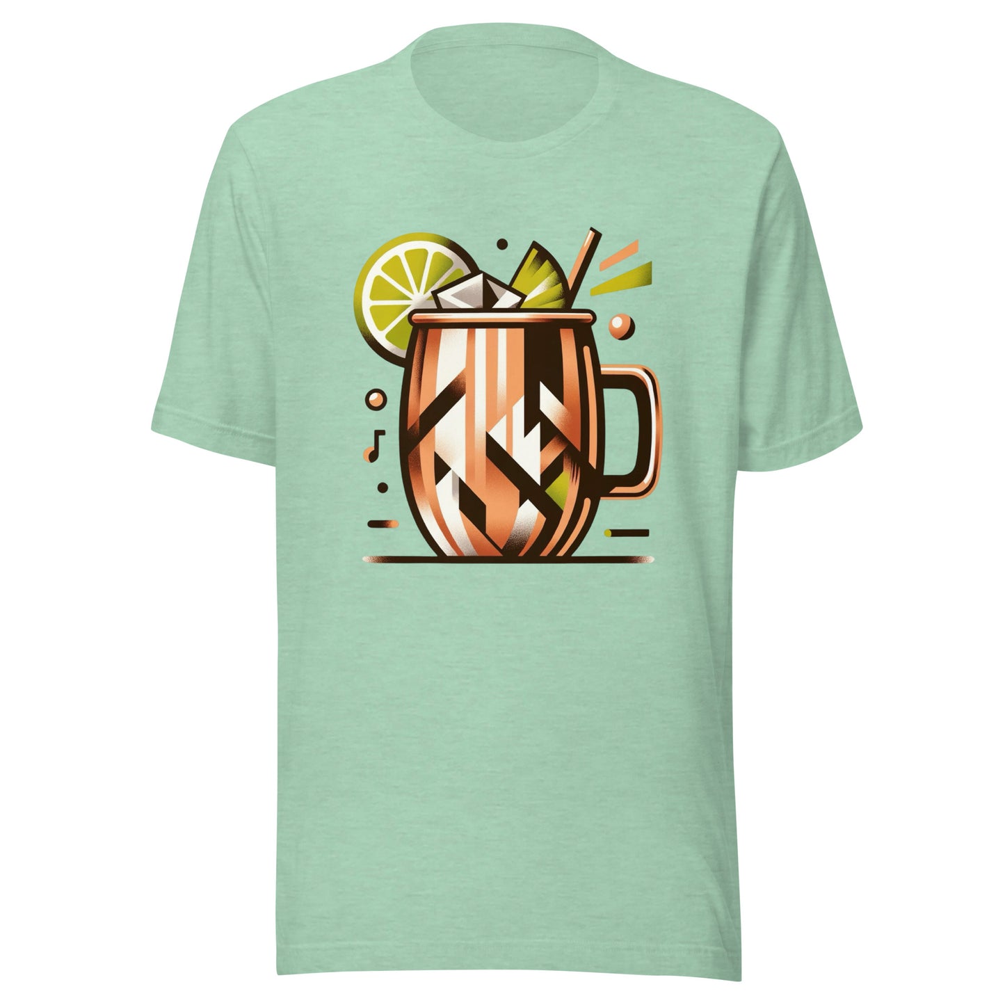 Moscow Mule ‘Full Send Saturday’ Mid-Century Modern Drinks Series Unisex t-shirt