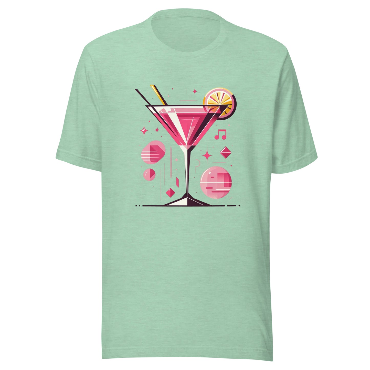 Cosmopolitan ‘Full Send Saturday’ Mid-Century Modern Drinks Series Unisex t-shirt