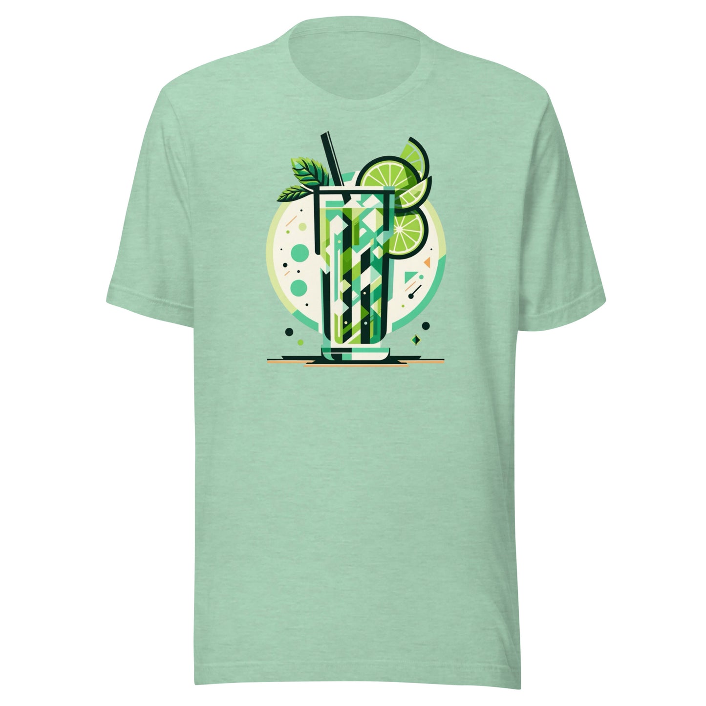 Mojito ‘Full Send Saturday’ Mid-Century Modern Drinks Series Unisex t-shirt