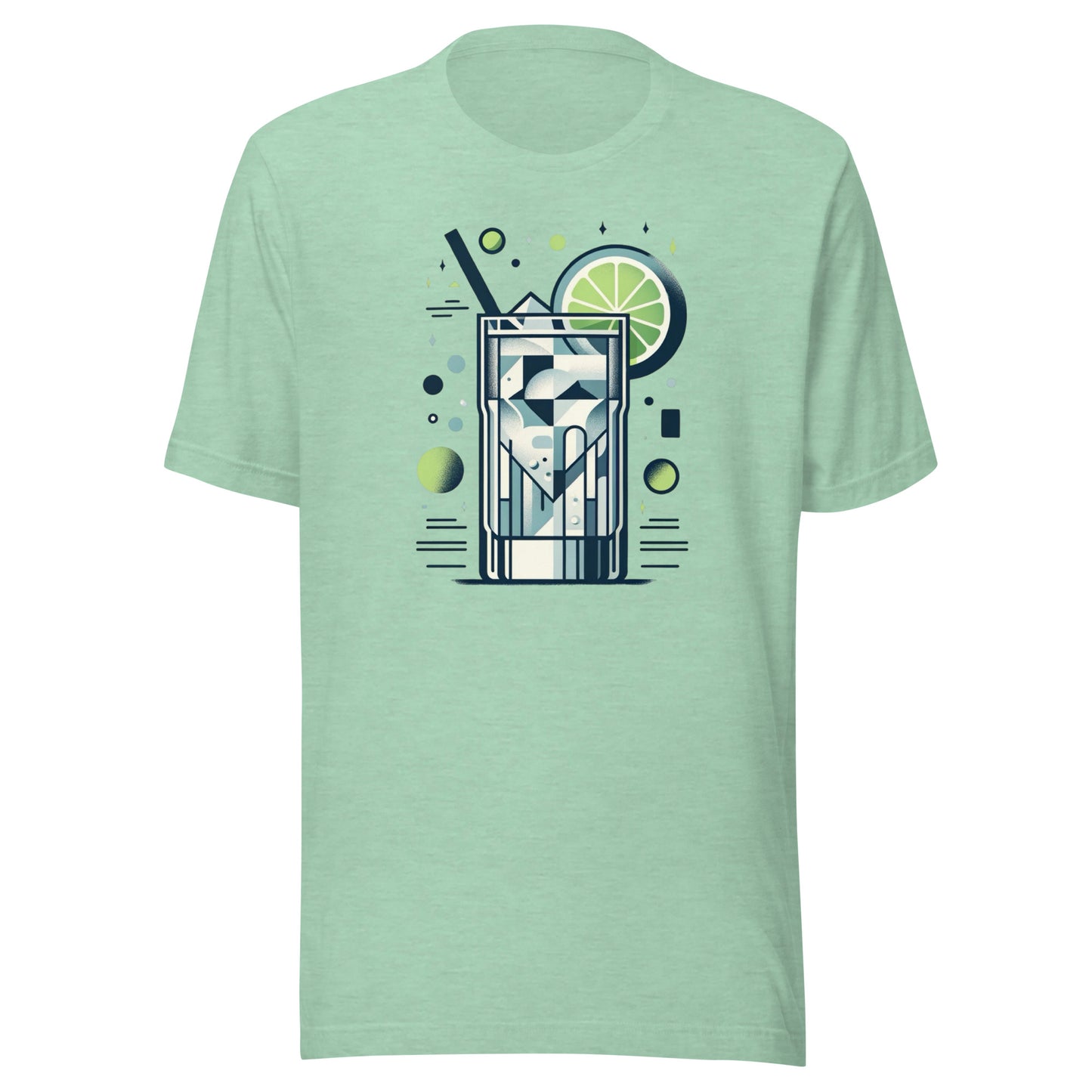 Gin and Tonic ‘Full Send Saturday’ Mid-Century Modern Drinks Series Unisex t-shirt