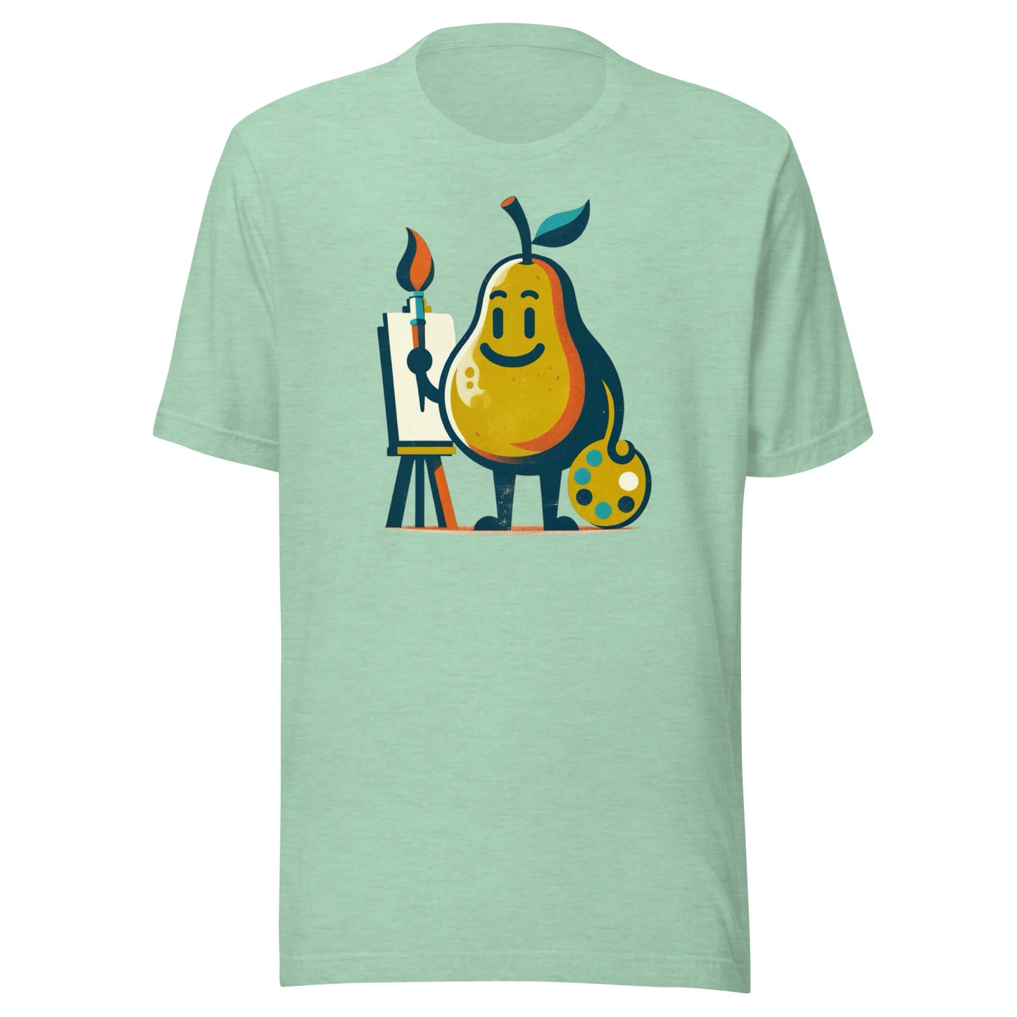 Pear-fectly Artistic - Creative Pear with Paints Unisex Tee