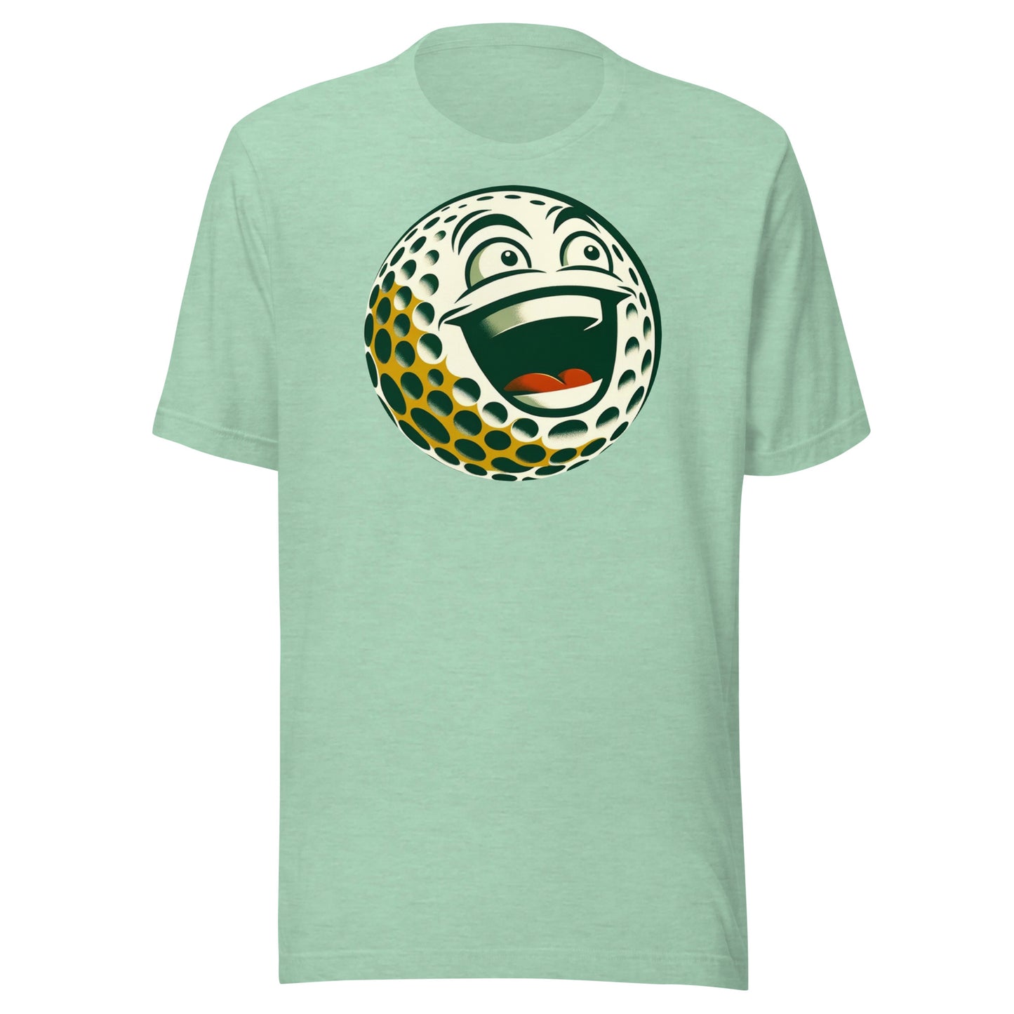 Overly Enthusiastic Golf Ball Unisex t-shirt