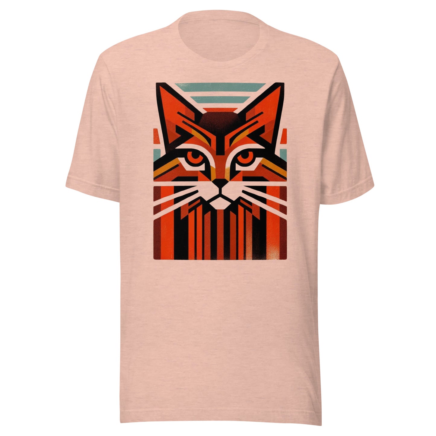 Iron Paws: Abyssinian Cat Essence - Reddish-Brown Ticking Triumph Unisex t-shirt