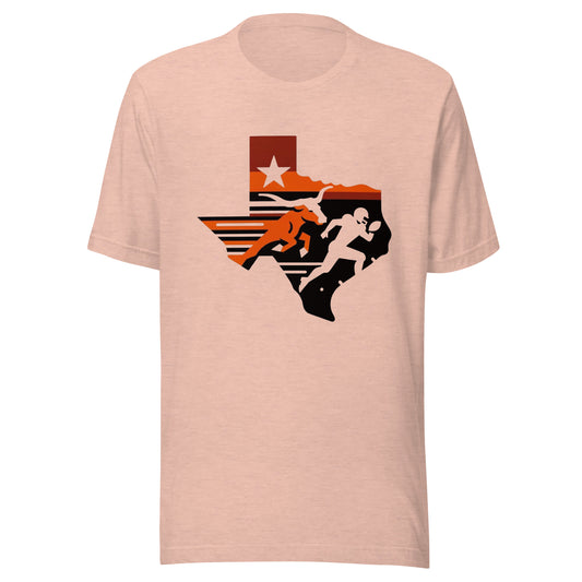 Austin Football Dominance Vintage Rustic College Baller Collection Unisex Tee