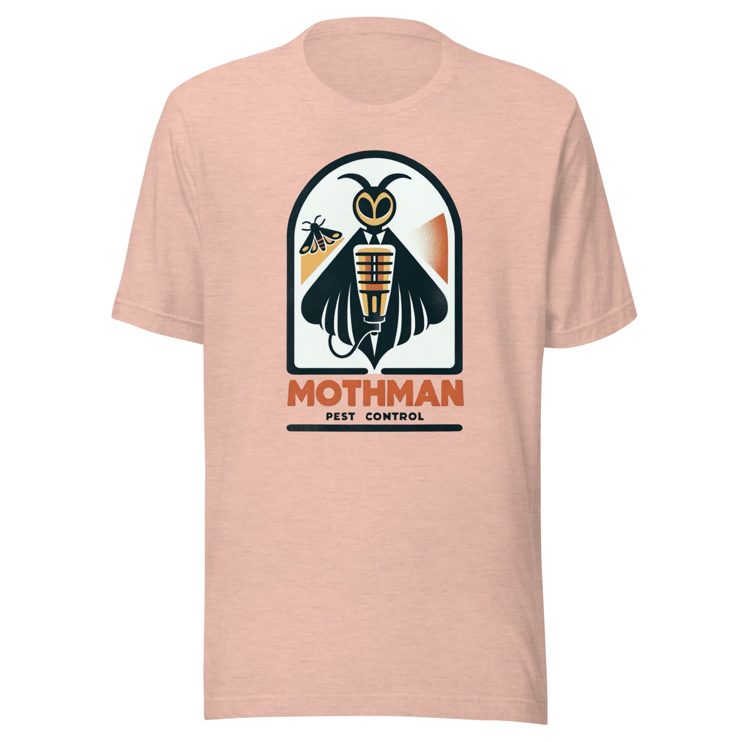 Mothman Pest Control - Mothman holding a bug zapper Unisex t-shirt