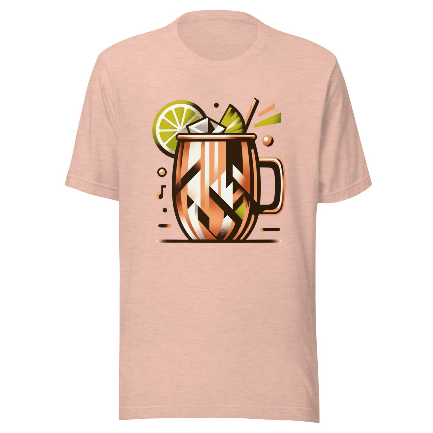 Moscow Mule ‘Full Send Saturday’ Mid-Century Modern Drinks Series Unisex t-shirt