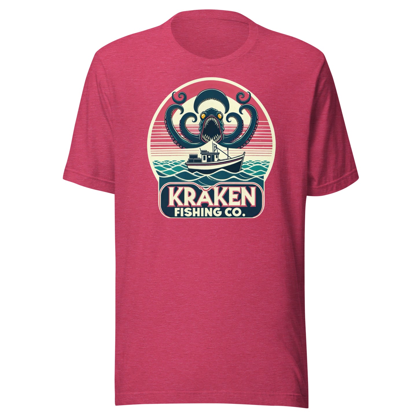 Kraken Fishing Co. - Catching the Un-catchable Unisex t-shirt