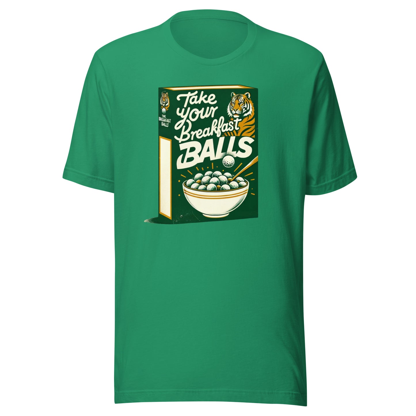 Take Your Breakfast Balls Golf Balls Tiger Unisex t-shirt