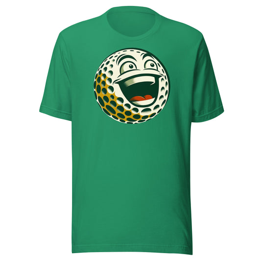 Overly Enthusiastic Golf Ball Unisex t-shirt