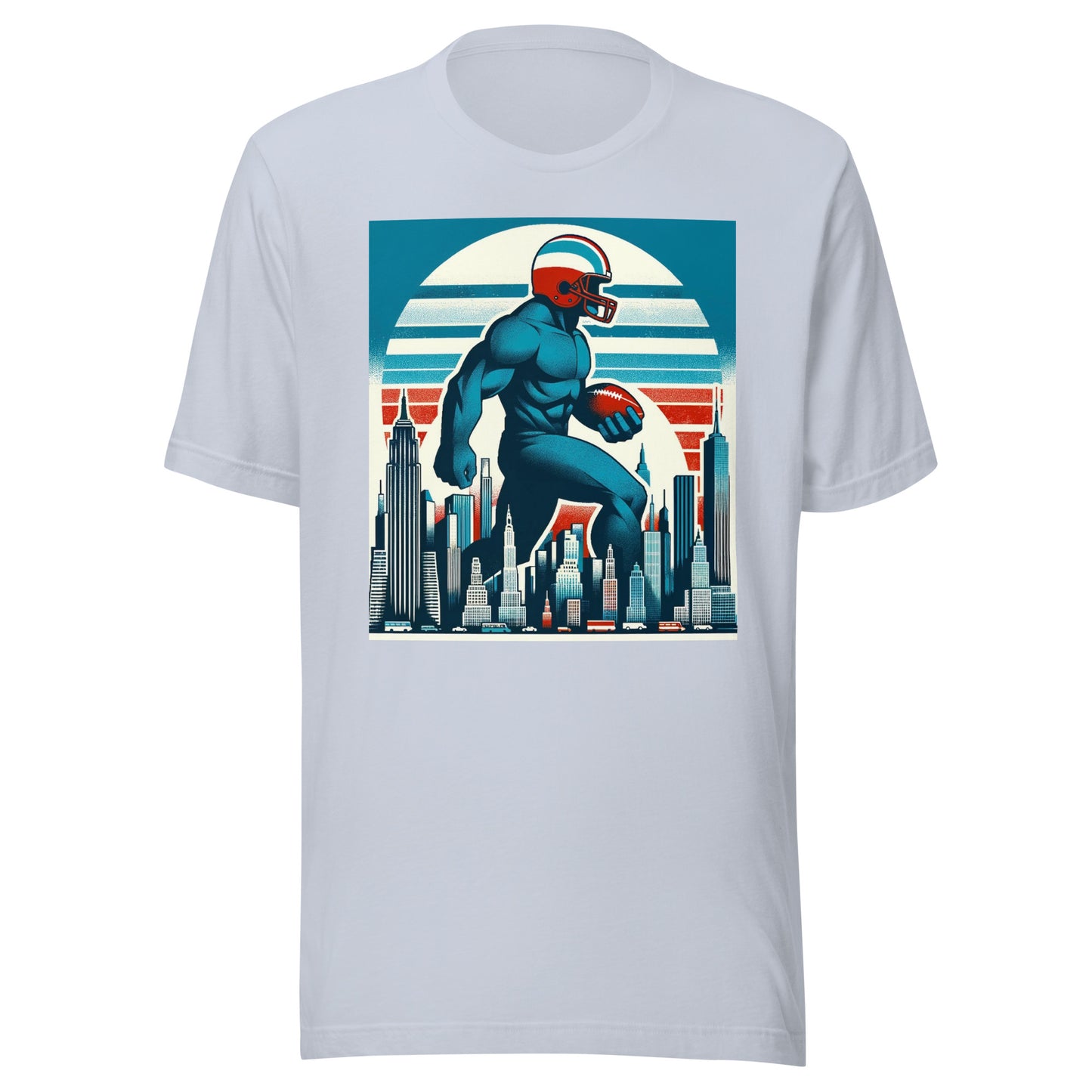New York Gridiron: Metropolis Guardian - Retro Football Tapestry Series Unisex t-shirt