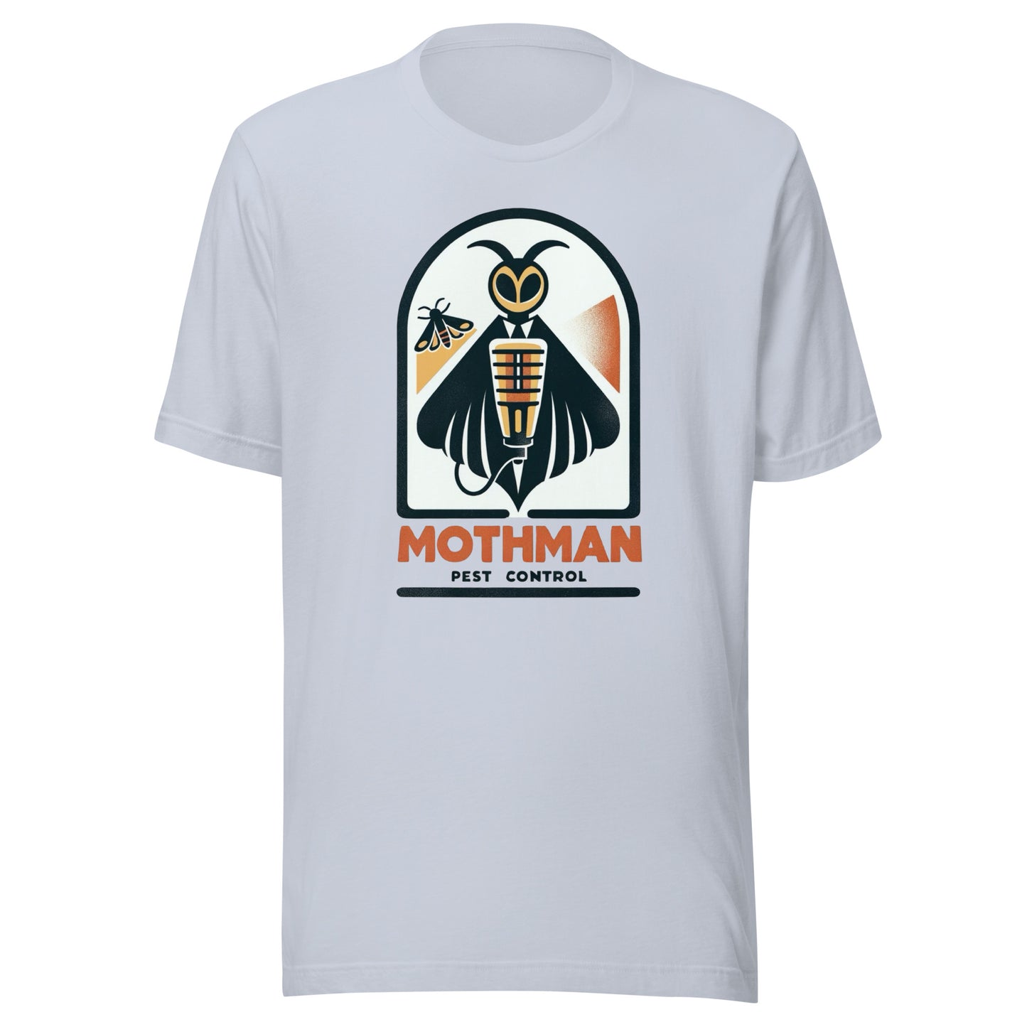 Mothman Pest Control - Mothman holding a bug zapper Unisex t-shirt