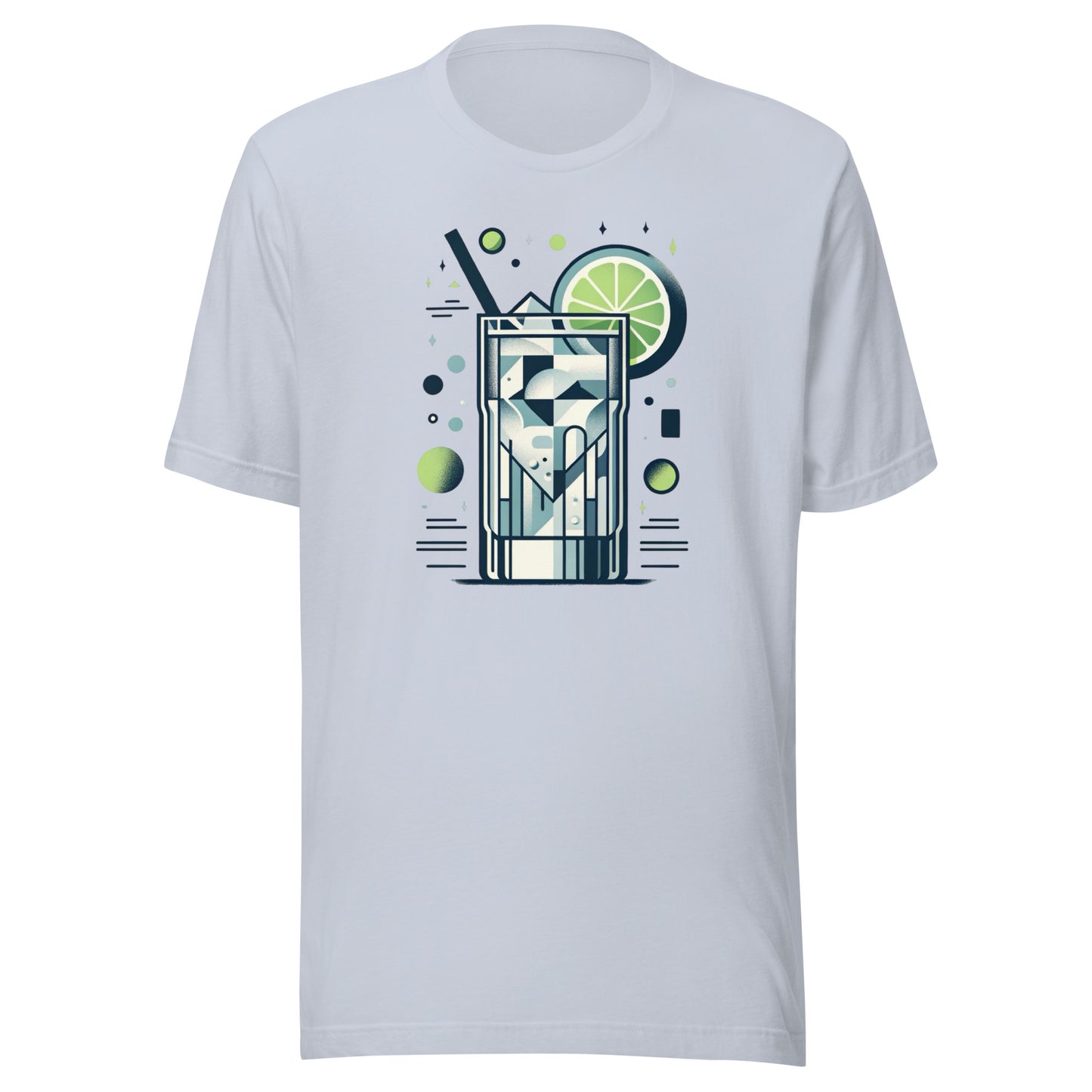 Gin and Tonic ‘Full Send Saturday’ Mid-Century Modern Drinks Series Unisex t-shirt