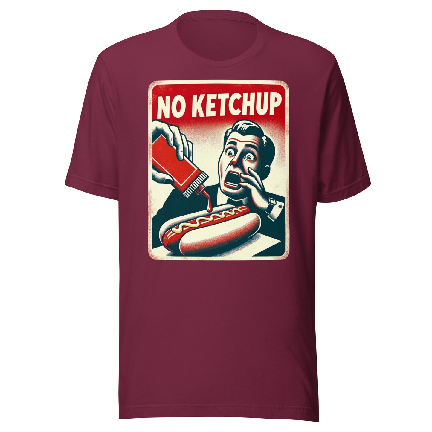 Chicago Horror: No Ketchup Unisex t-shirt