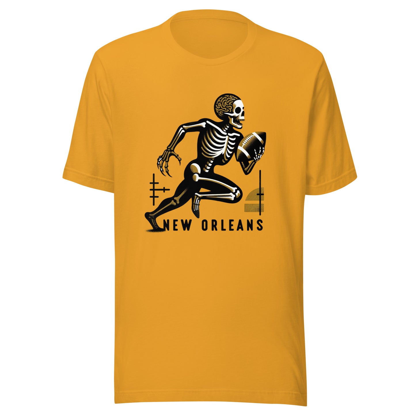 New Orleans Gridiron: Zombie Army - Retro Football Tapestry Series Unisex t-shirt