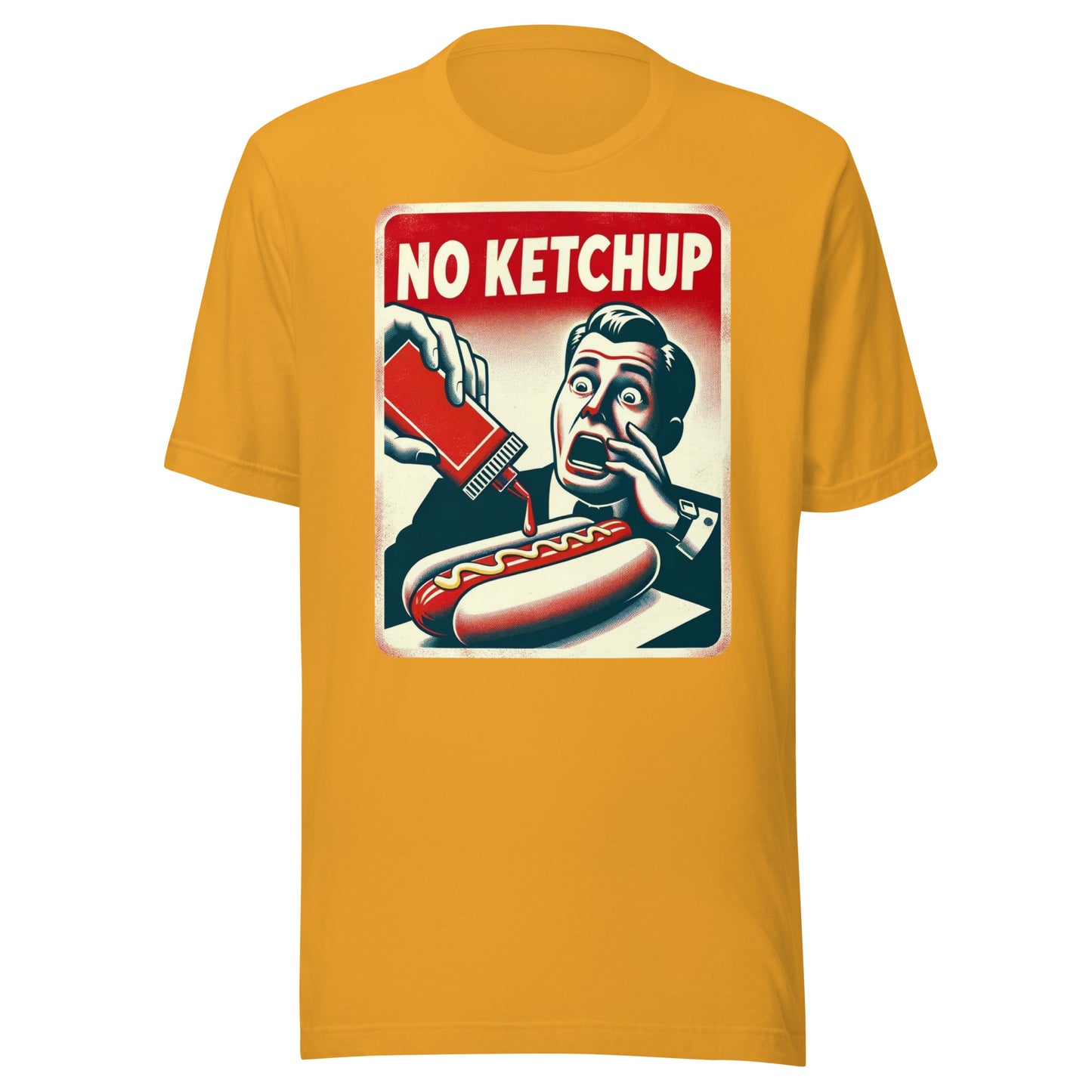 Chicago Horror: No Ketchup Unisex t-shirt