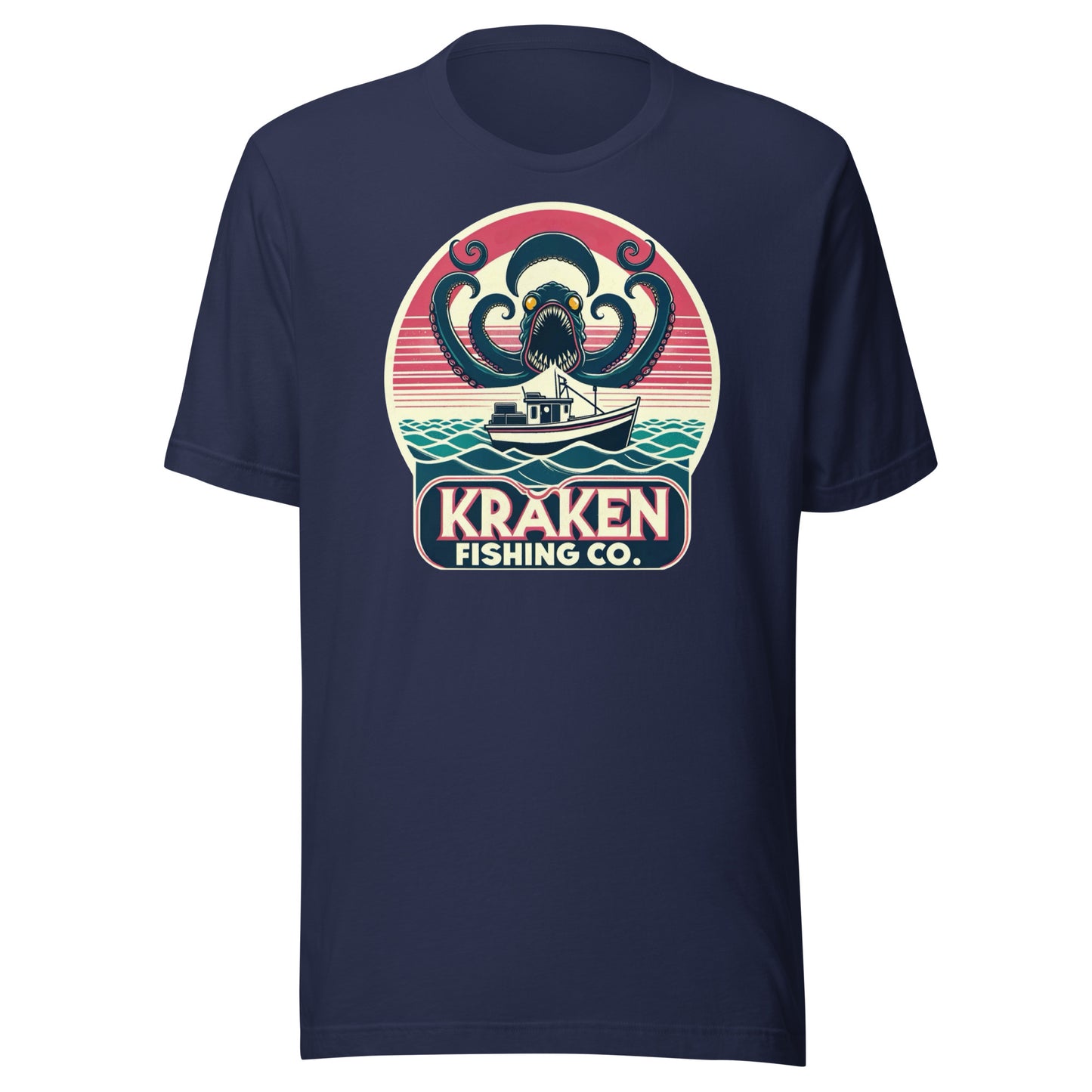 Kraken Fishing Co. - Catching the Un-catchable Unisex t-shirt