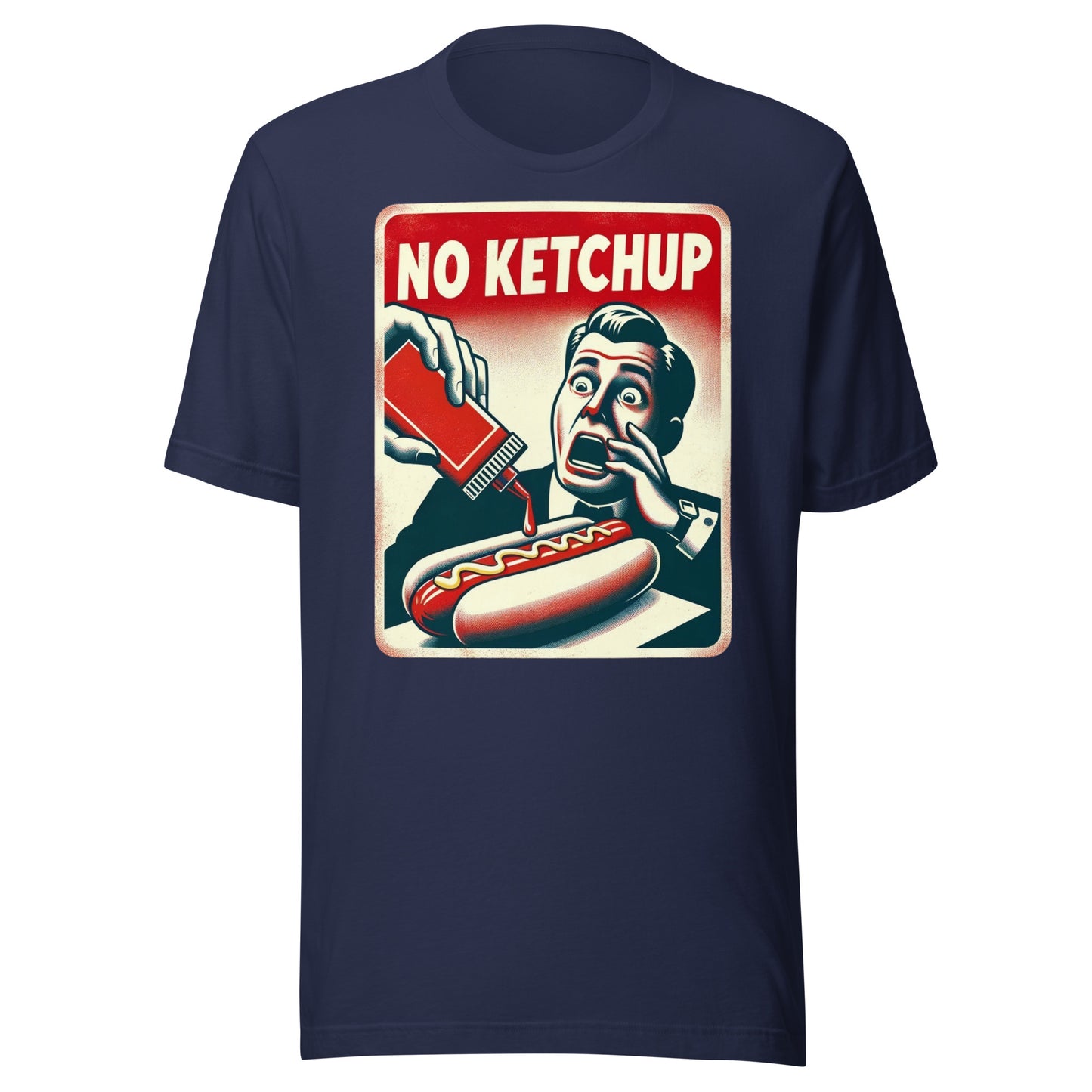 Chicago Horror: No Ketchup Unisex t-shirt