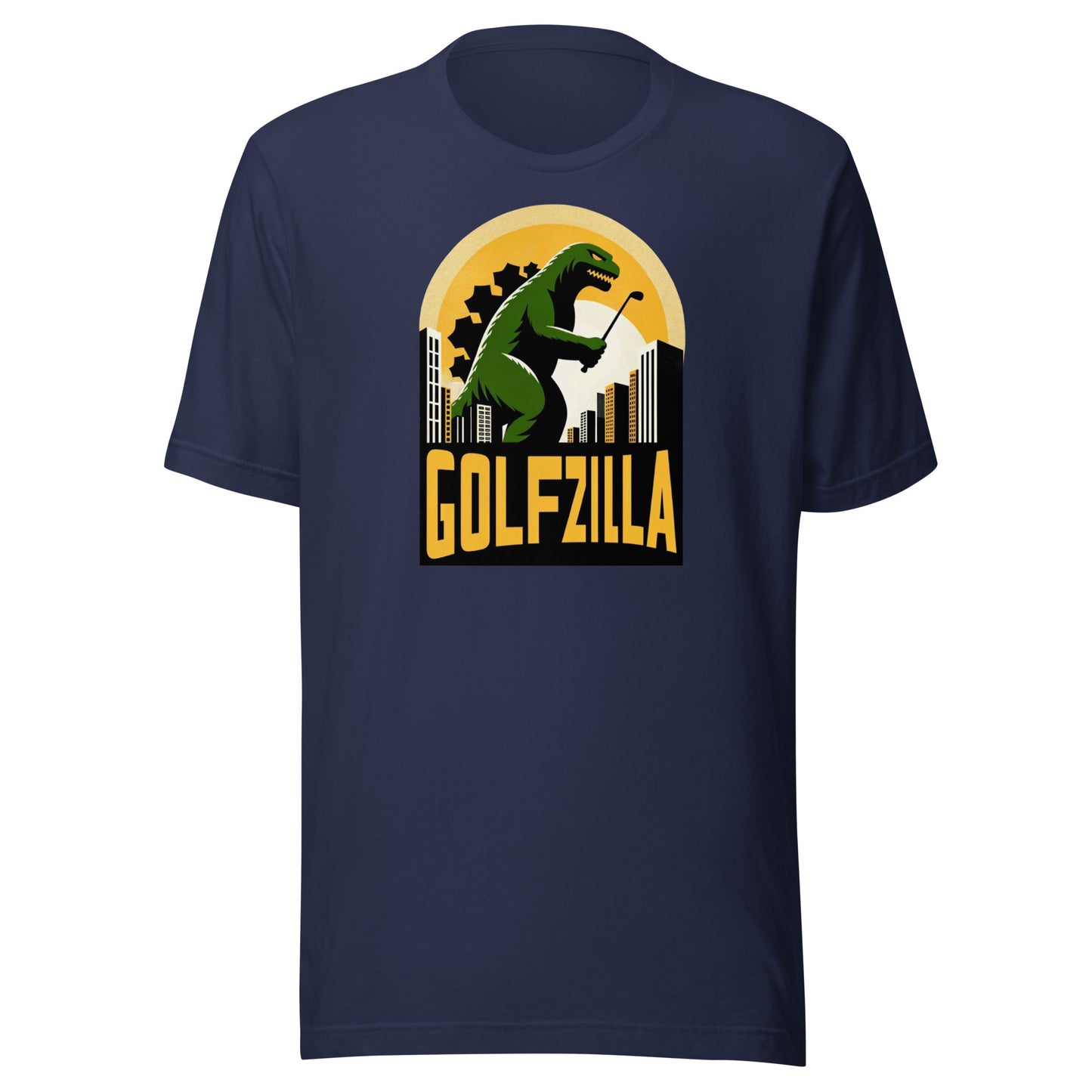 Golfzilla Monster Golfer Golf Unisex t-shirt