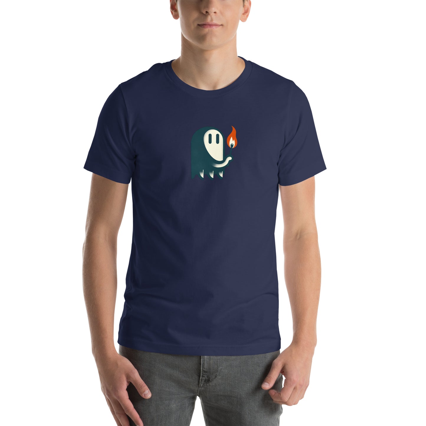 Fire Bug Ghost with Match Graphic Unisex t-shirt