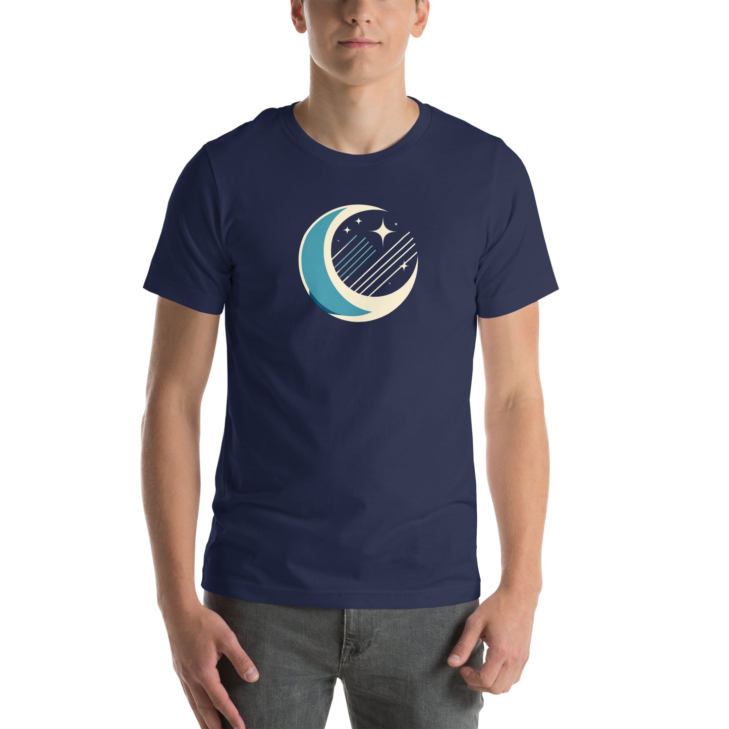 Celestial Moon and Stars Unisex T-Shirt