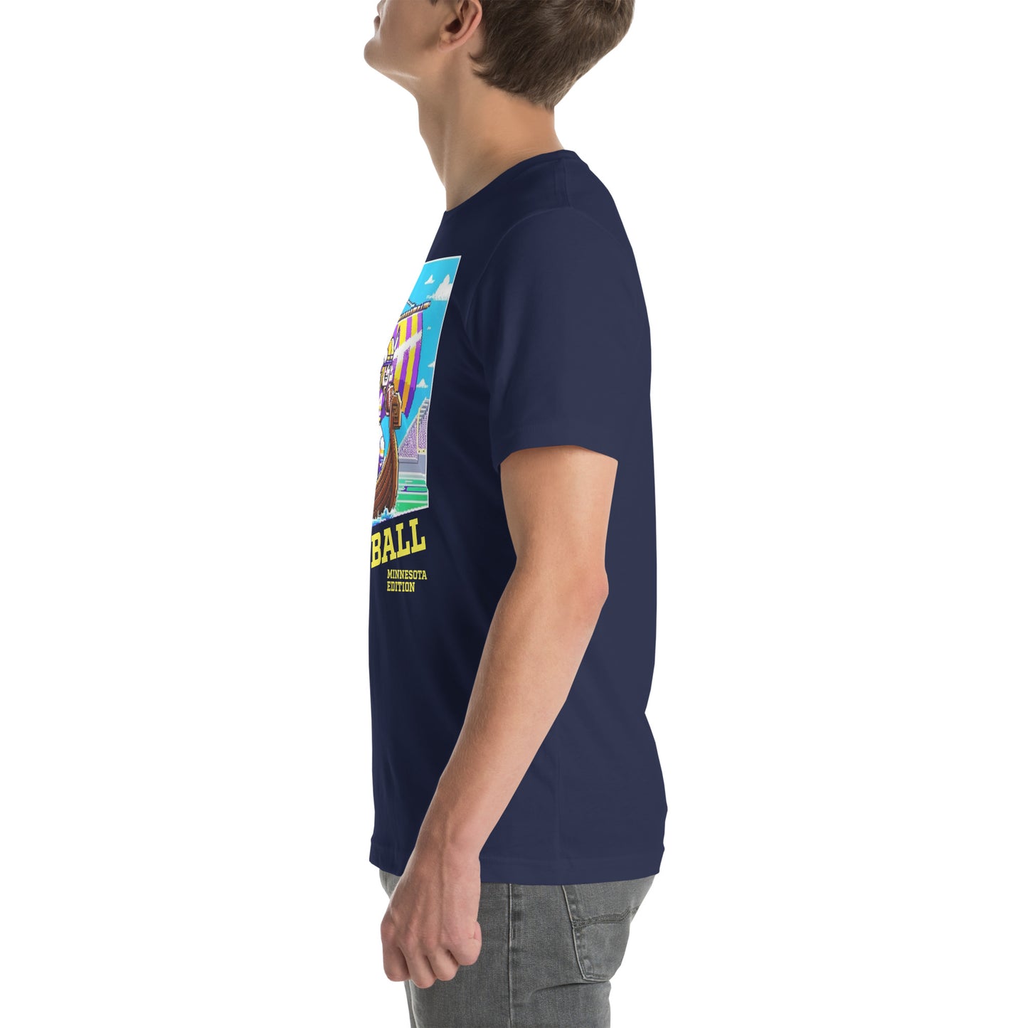 Minnesota Video Game Football Exploration Graphic Unisex t-shirt