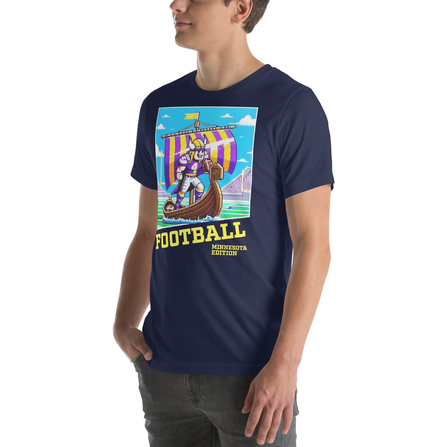 Minnesota Video Game Football Exploration Graphic Unisex t-shirt