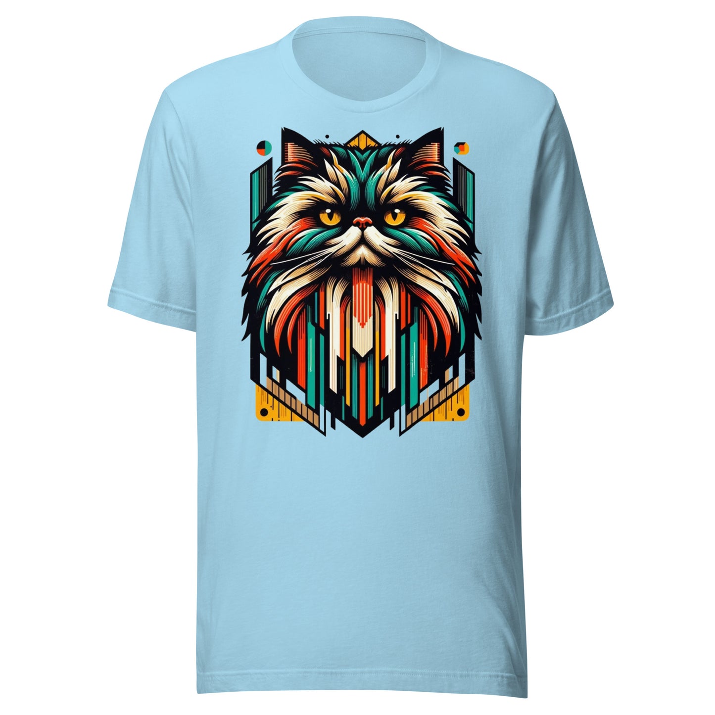 Iron Paws: Persian Cat Luxe - Long-Haired Splendor in Colors Galore Unisex t-shirt