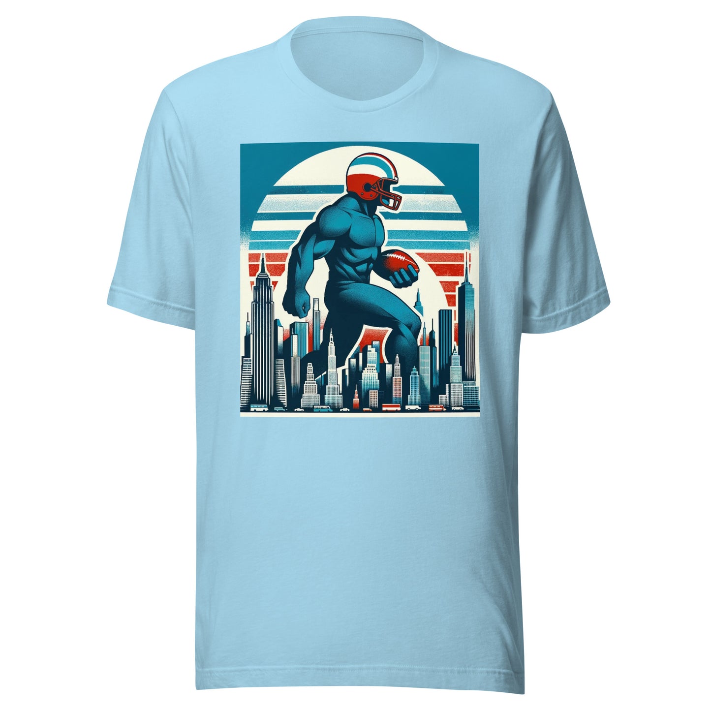 New York Gridiron: Metropolis Guardian - Retro Football Tapestry Series Unisex t-shirt