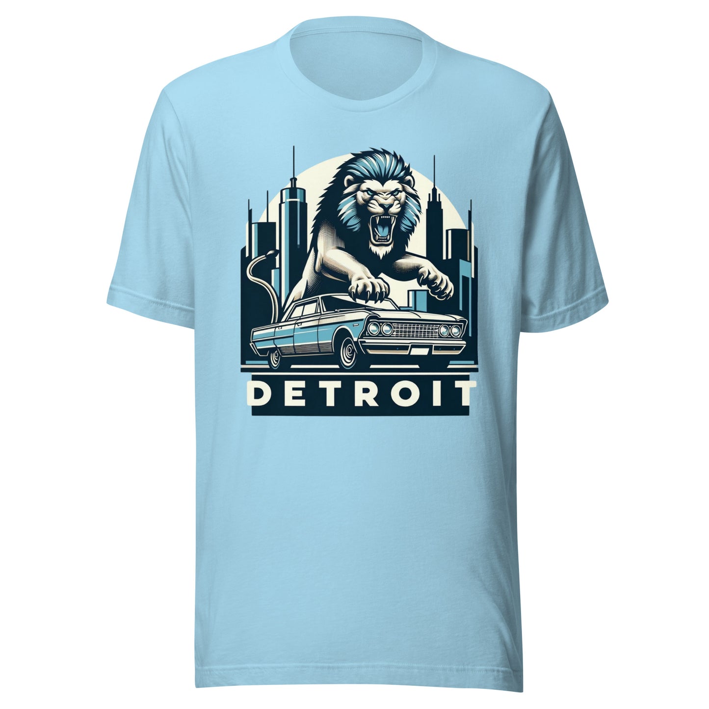 Detroit Gridiron: Motor City Honchos - Retro Football Tapestry Series Unisex t-shirt