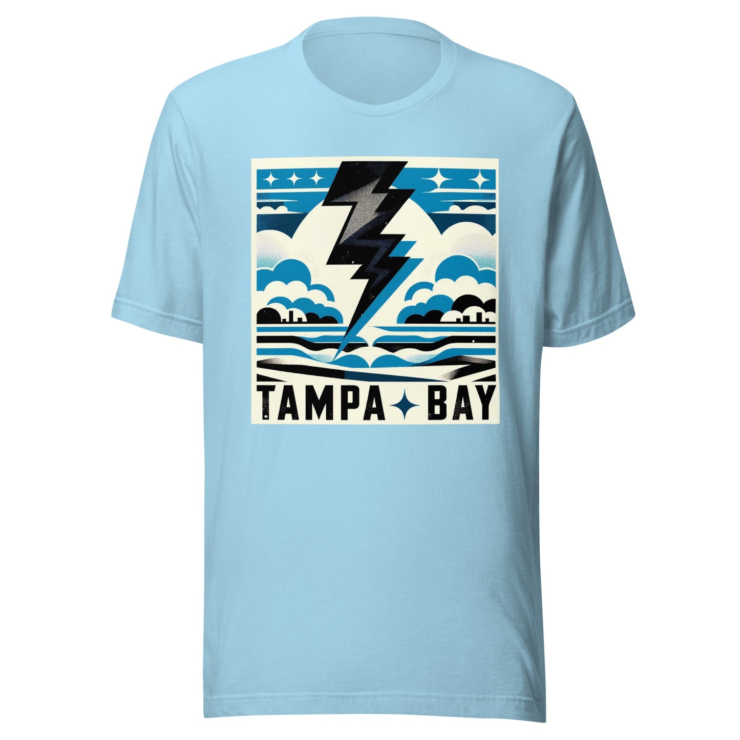 Tampa Bay Rink Roots: The Urban Vintage Hockey Collection Unisex t-shirt