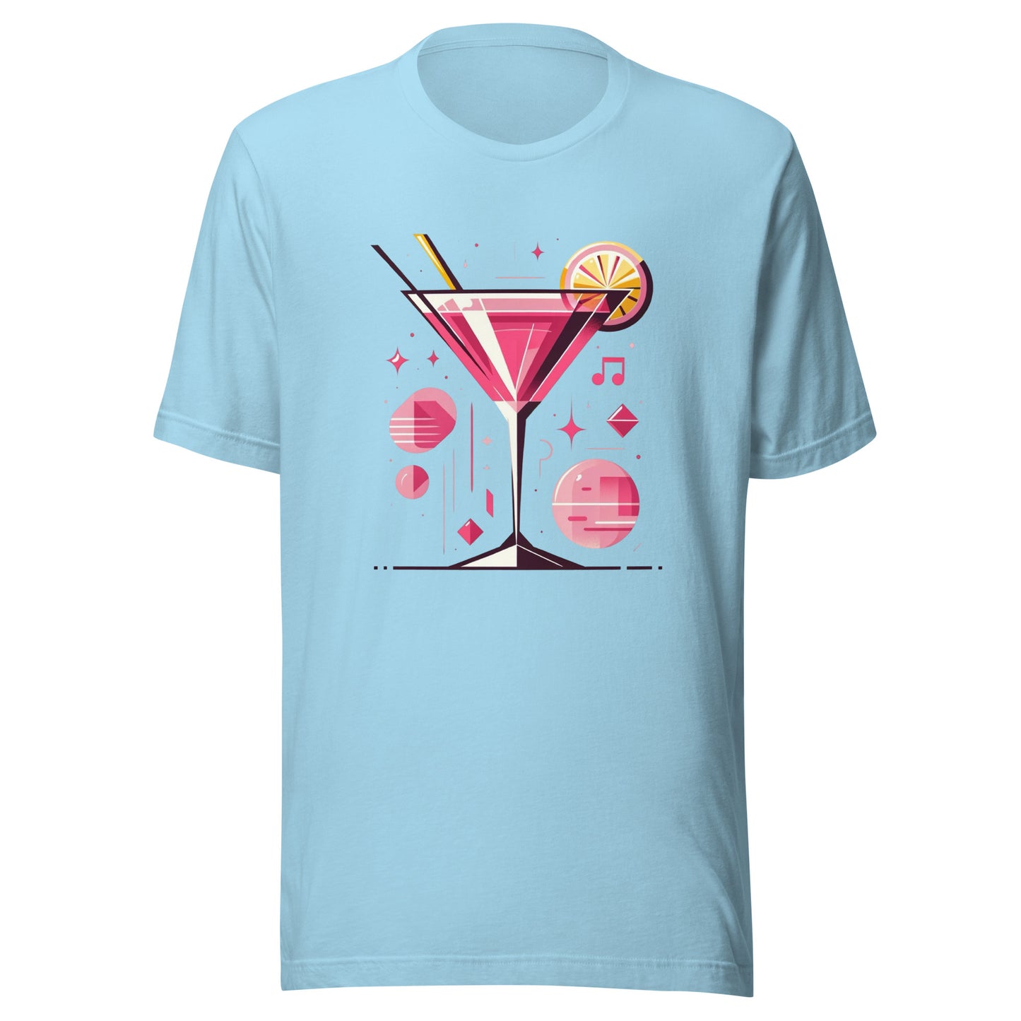 Cosmopolitan ‘Full Send Saturday’ Mid-Century Modern Drinks Series Unisex t-shirt
