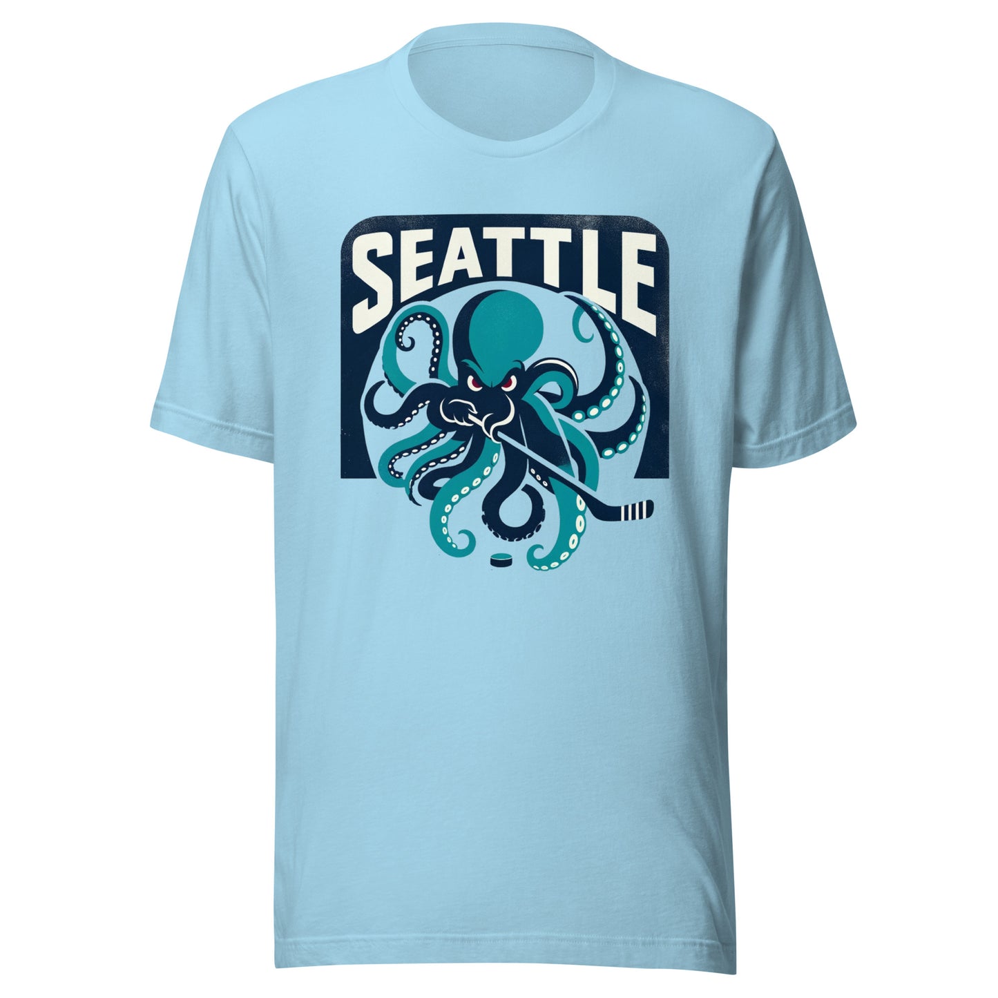 Seattle Hockey Face Off Unisex t-shirt