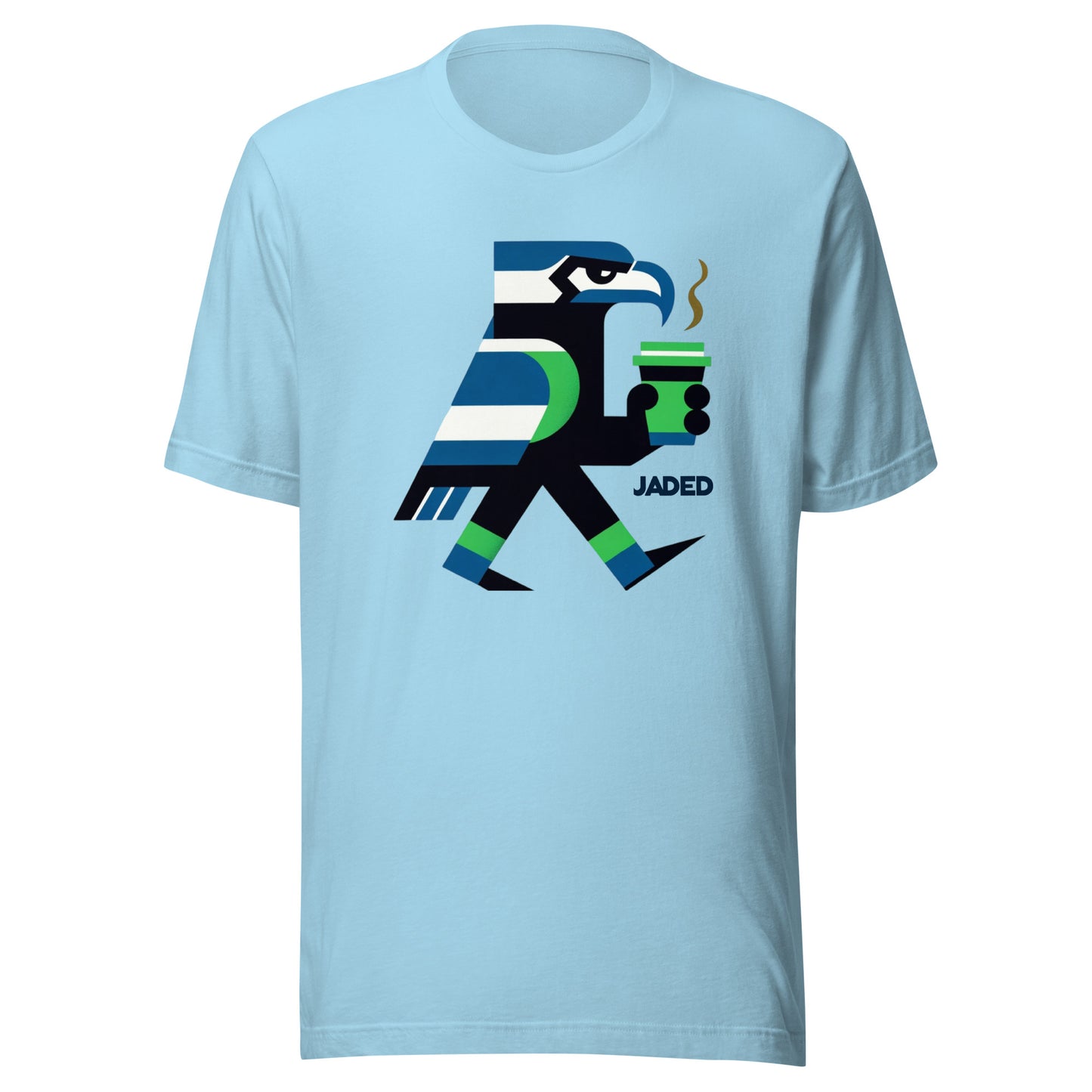 Coffee-Sipping Sea Hawk "Jaded" Graphic Tee - Unisex t-shirt