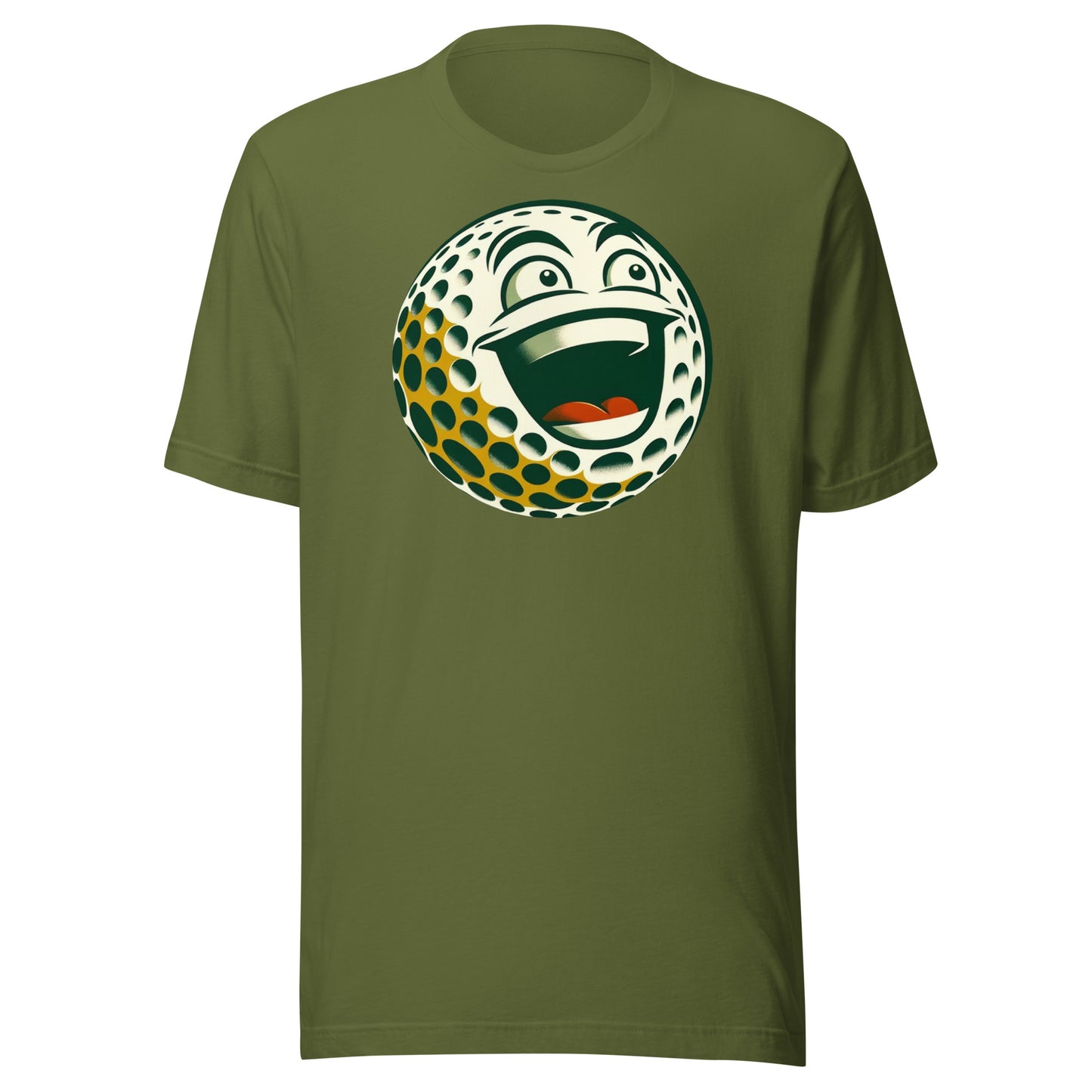 Overly Enthusiastic Golf Ball Unisex t-shirt