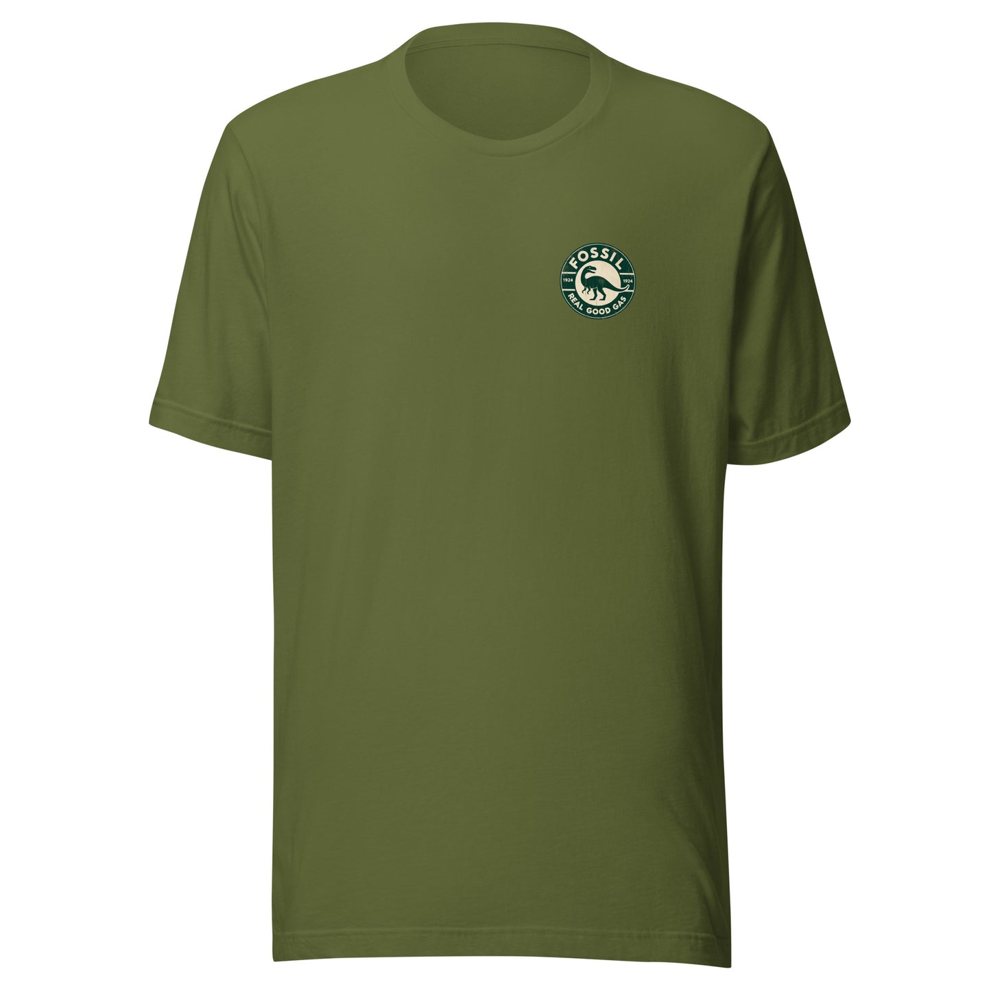 Fossil Gasoline Real Good Gas - Dinosaur Unisex t-shirt