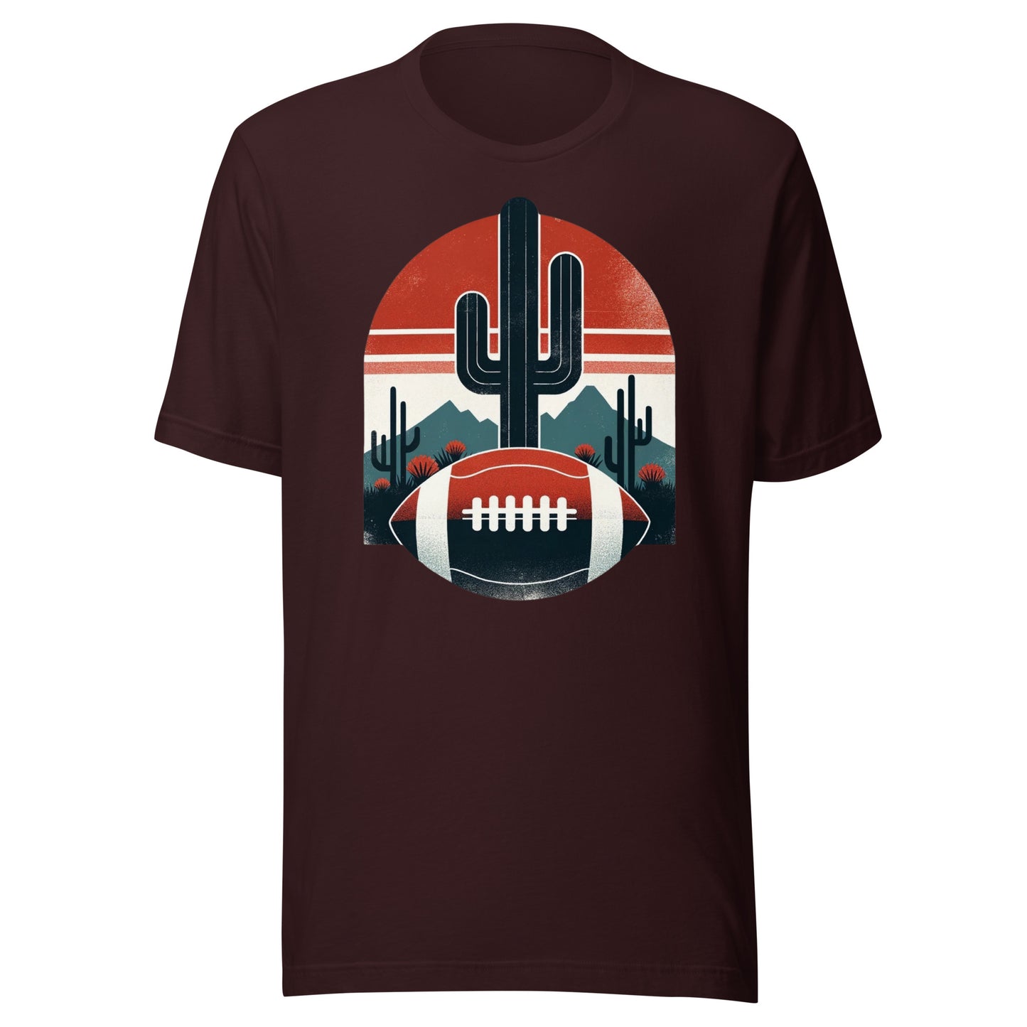 Arizona Gridiron: Desert Dynamos - Retro Football Tapestry Series Unisex t-shirt