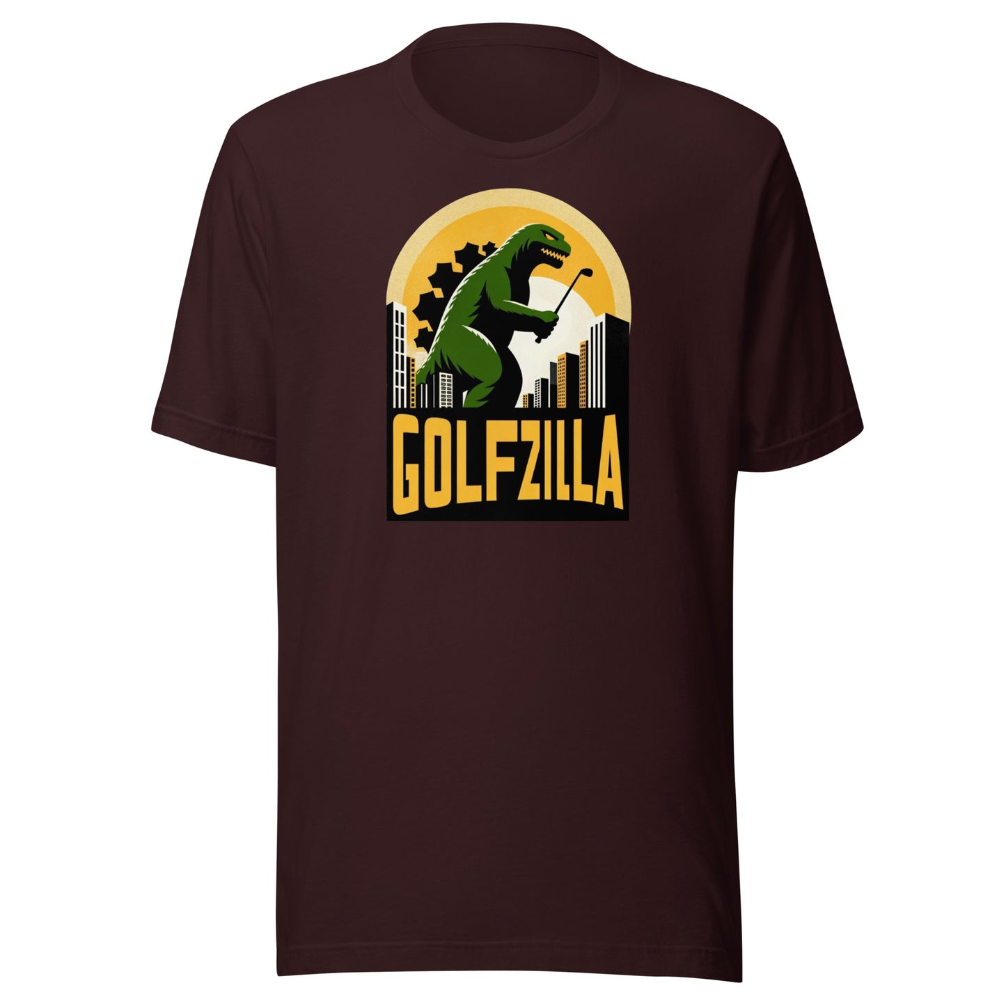 Golfzilla Monster Golfer Golf Unisex t-shirt