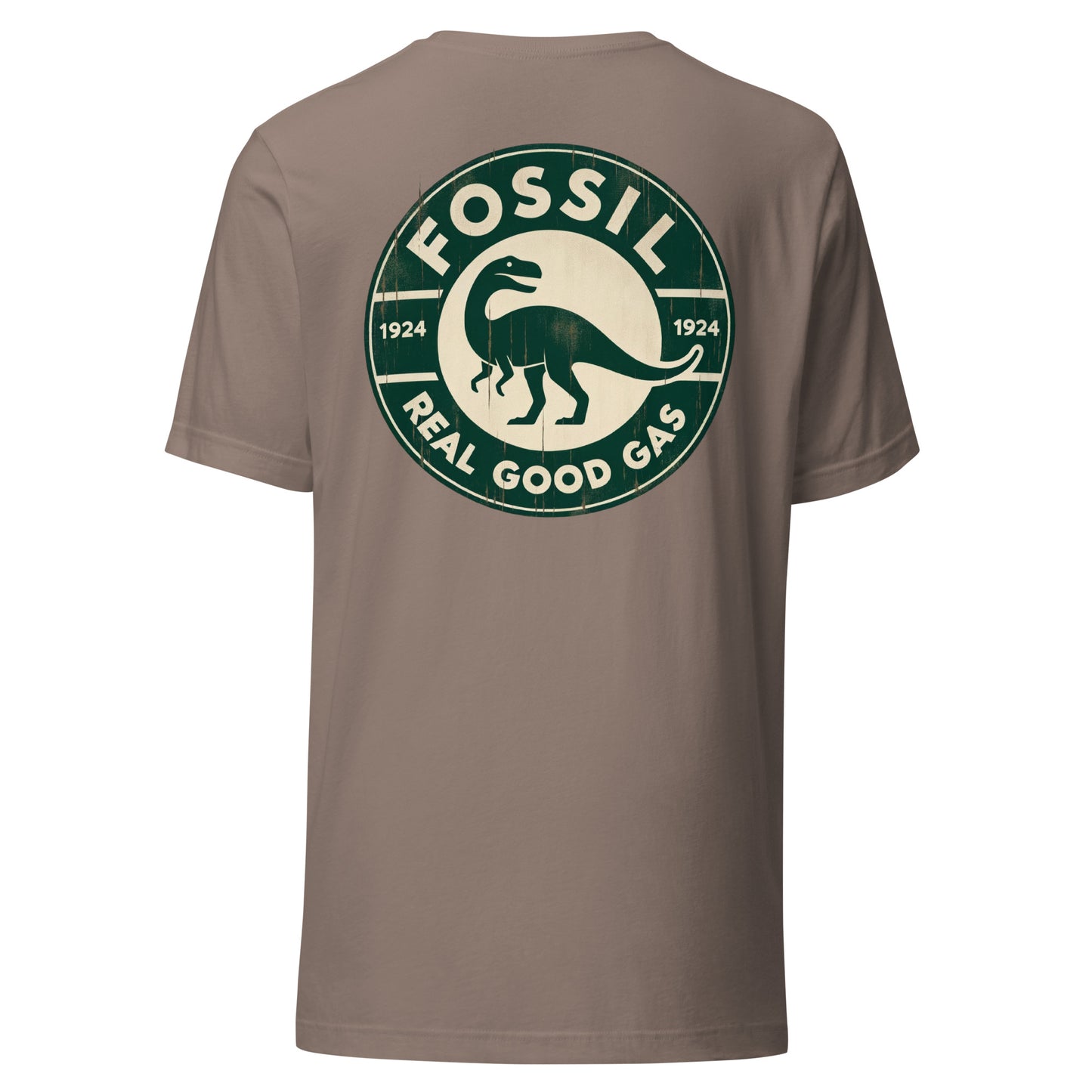 Fossil Gasoline Real Good Gas - Dinosaur Unisex t-shirt