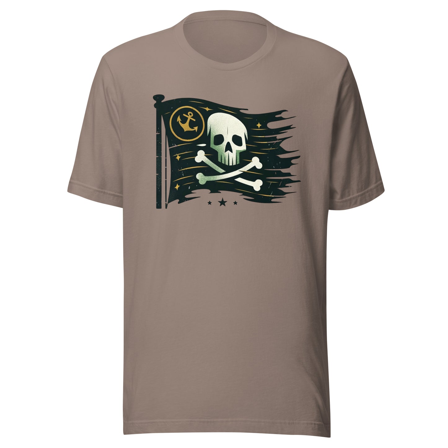 Galactic Buccaneers: Skull and Crossbones of the Cosmic Seas Unisex t-shirt