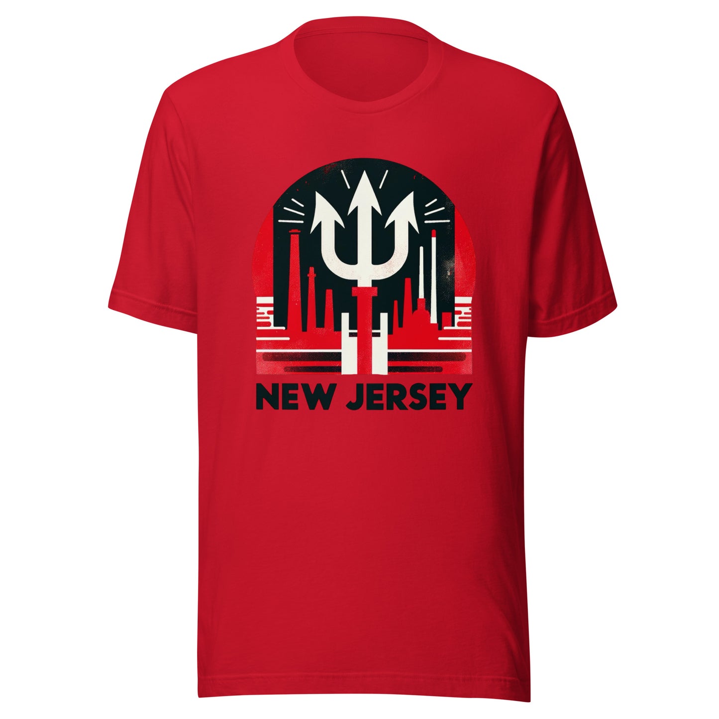 New Jersey Rink Roots: The Urban Vintage Hockey Collection Unisex t-shirt