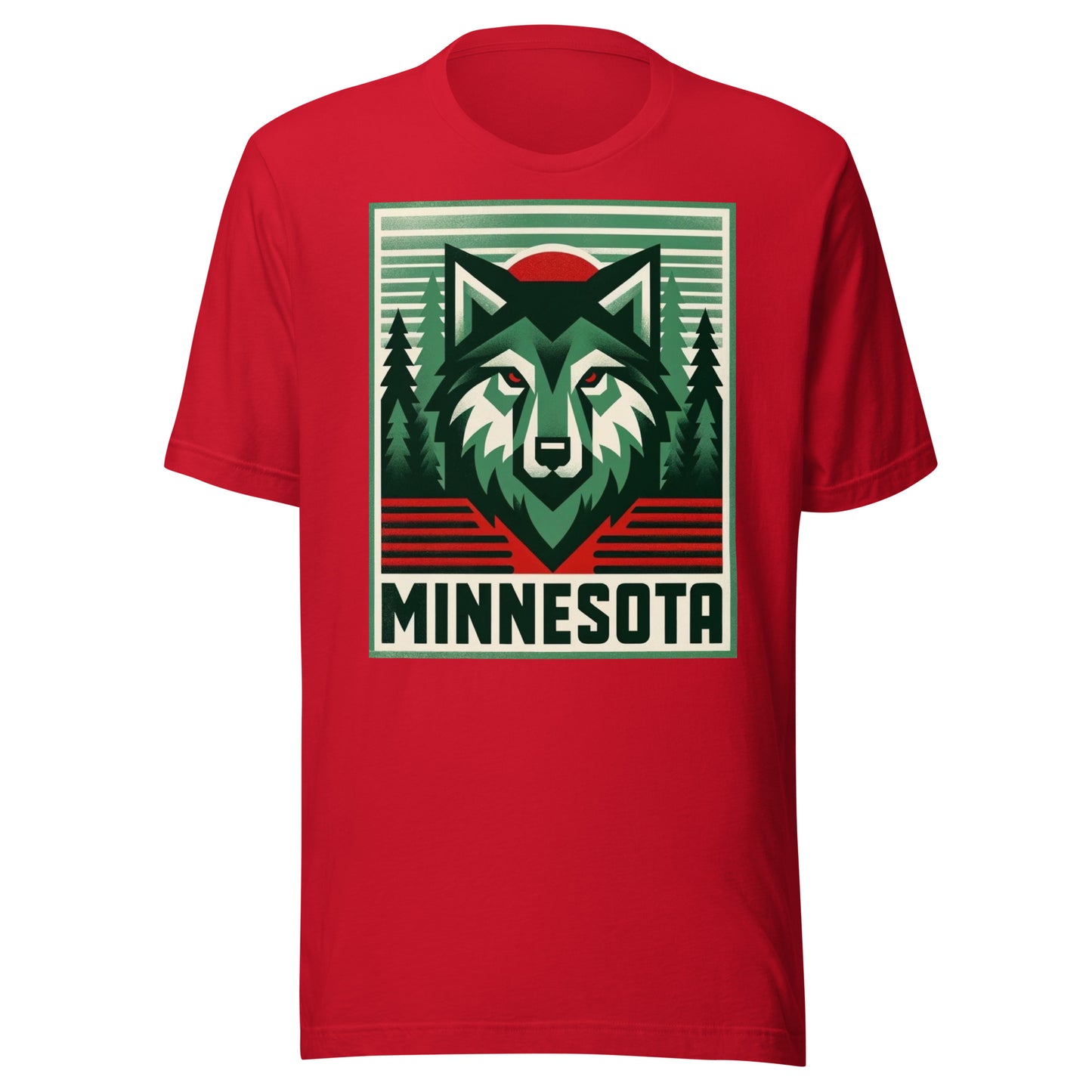 Minnesota Rink Roots: The Urban Vintage Hockey Collection Unisex t-shirt