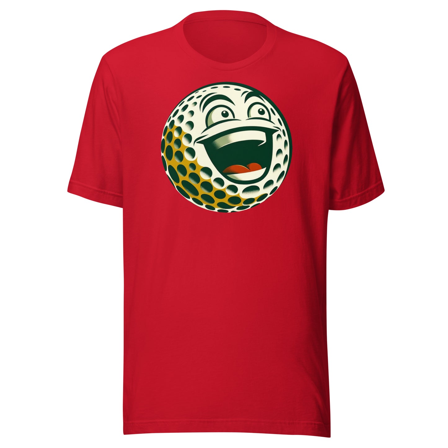 Overly Enthusiastic Golf Ball Unisex t-shirt