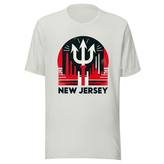 New Jersey Rink Roots: The Urban Vintage Hockey Collection Unisex t-shirt