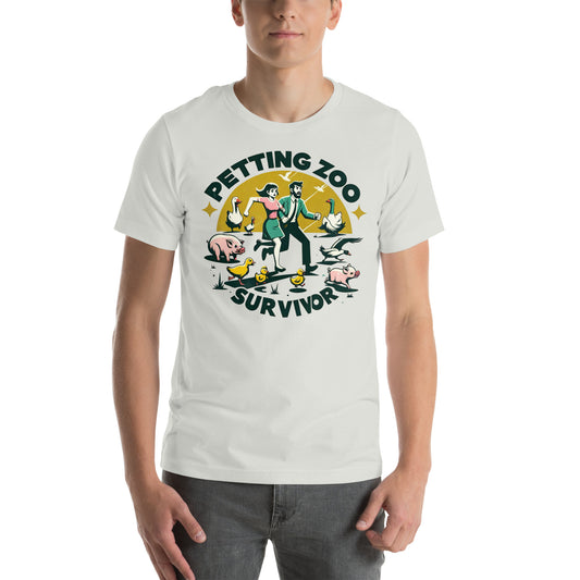 Petting Zoo Survivor Graphic Unisex t-shirt